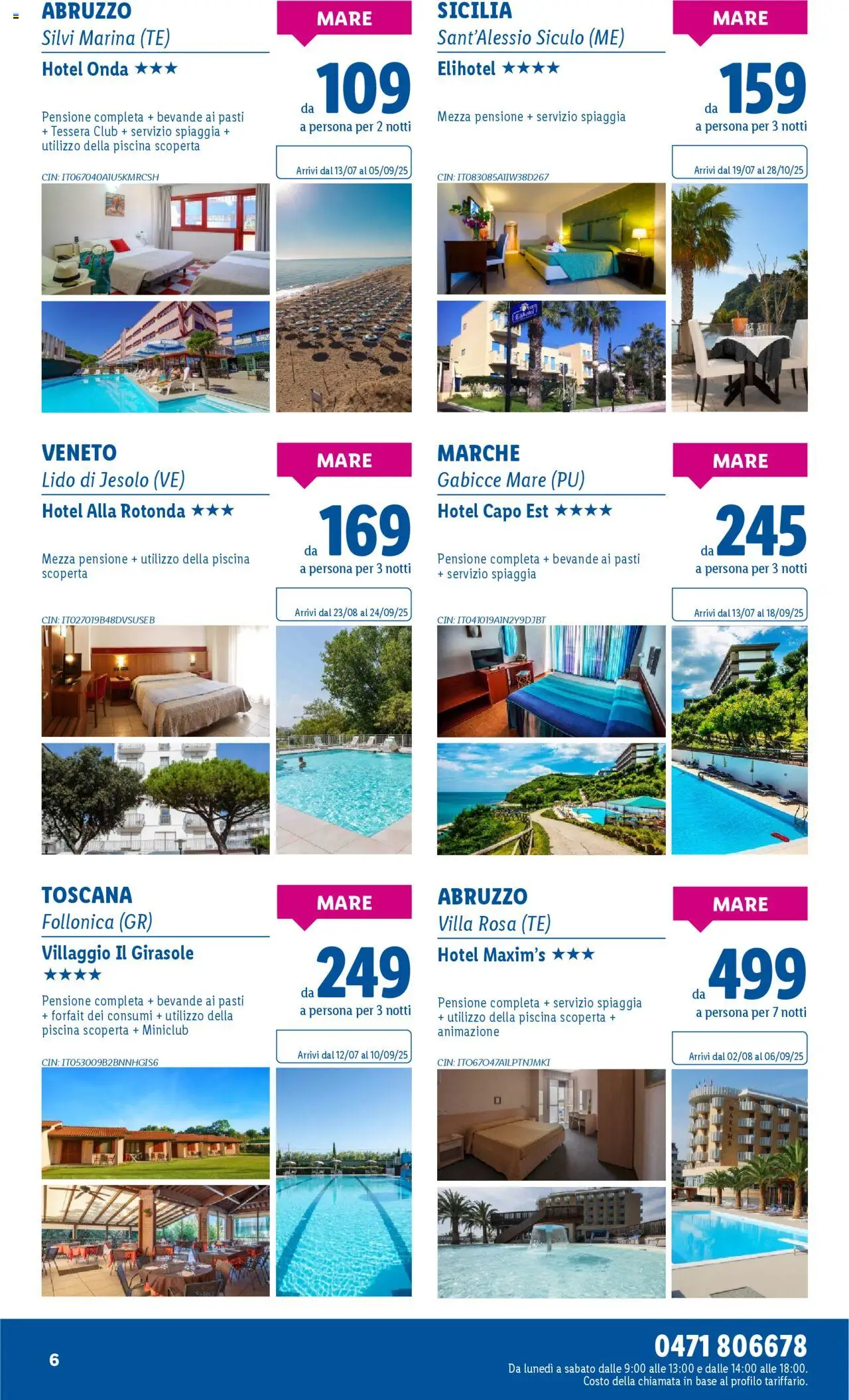 Volantino Lidl del 03.07.2025 | Pagina: 6 | Prodotti: Tè, Piscina