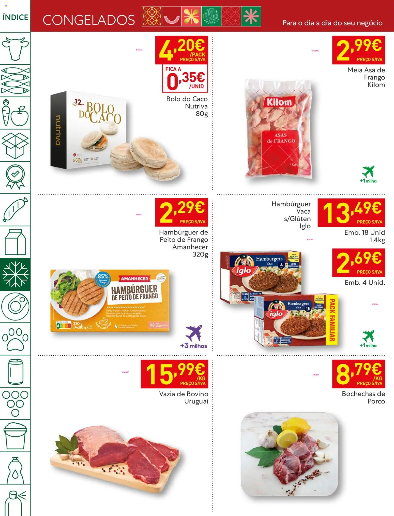 Recheio folheto │ válido de 11.11.2025 | Página: 16 | Produtos: Frango, Bolo, Hambúrguer, Carne