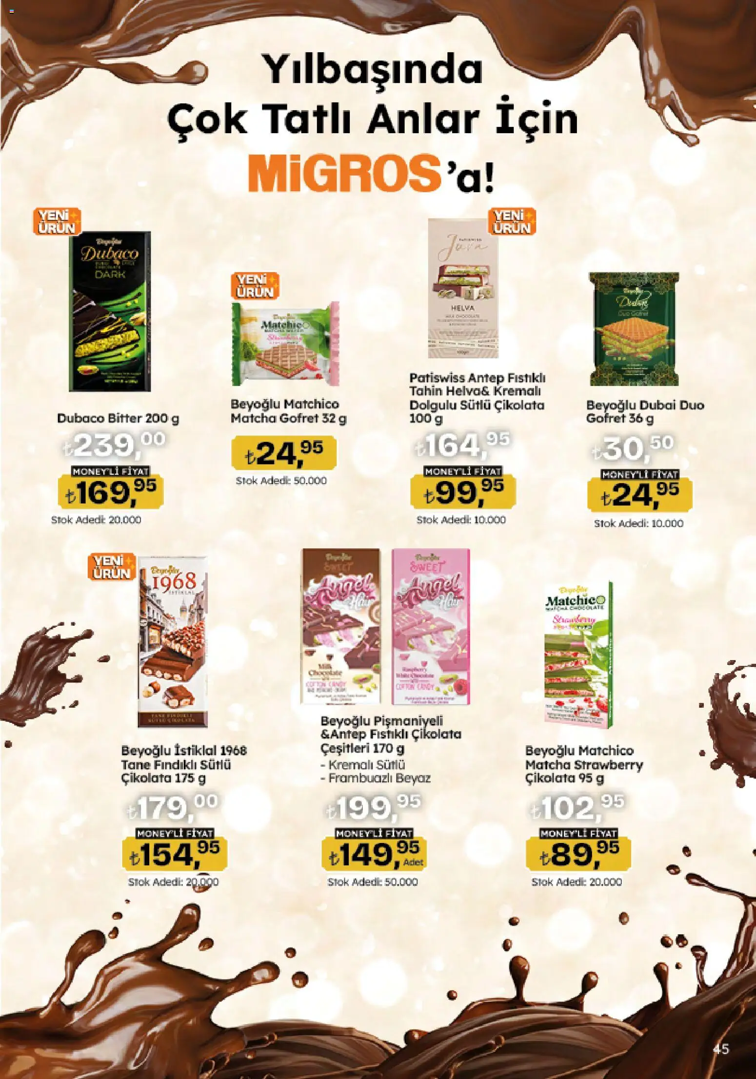Migros Katalog - Migroskop - 04.12.2025 tarihinden itibaren geçerlidir | Sayfa: 45 | Ürünler: Gofret, Çikolata