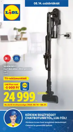 Lidl - Nonfood kínálatunk - amely érvényes a következő dátumtól: 14.08.2025
