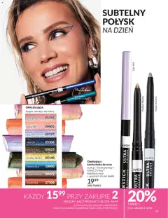 Pogląd oferty "Avon Katalog 3 2026" - ważna od 01.03.2026 | Strona: 45 | Produkty: Eyeliner, Konturówka
