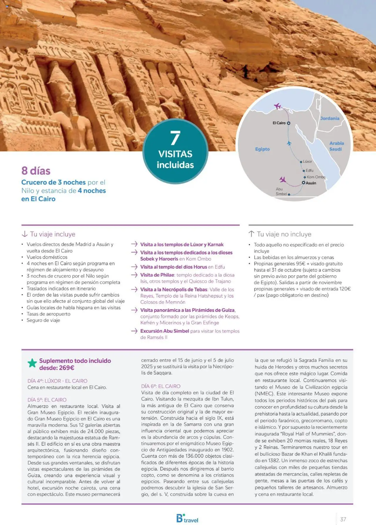 B the travel brand Egipto │ válido desde el 01.07.2025 | Página: 37