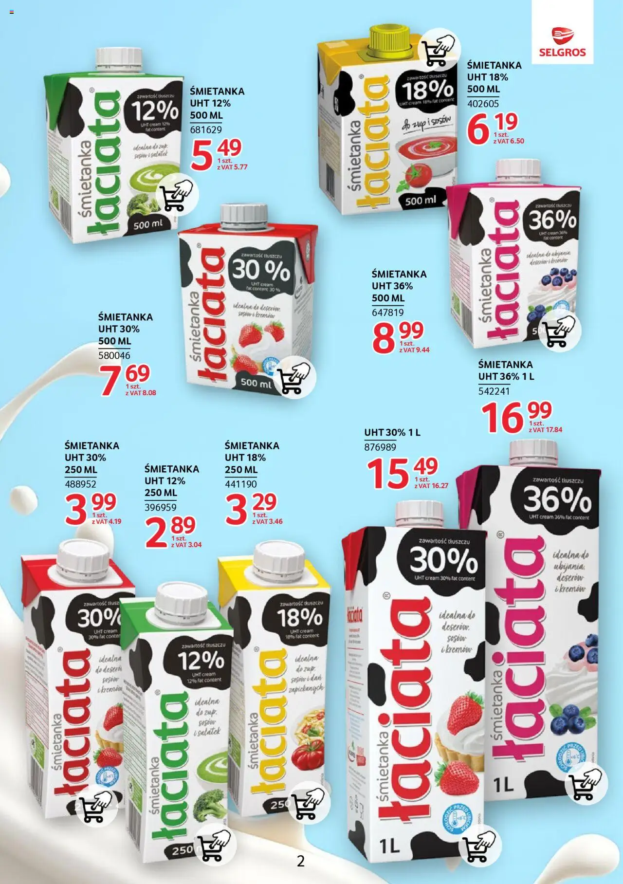 Selgros cash&carry Gazetka - Markowe produkty od 09.10.2025 | Strona: 2