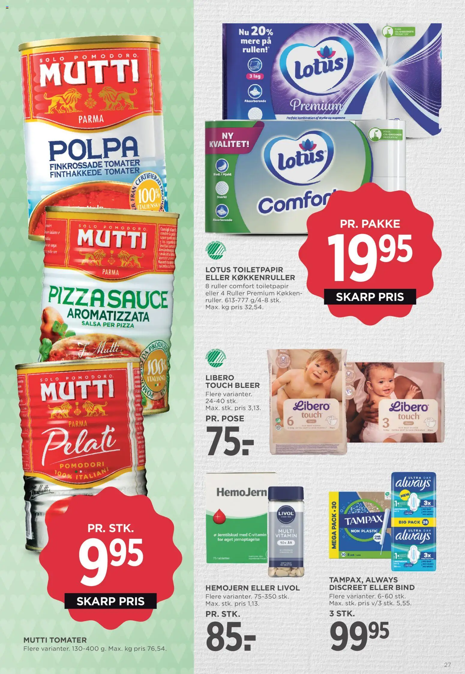 Meny tilbudsavis – gyldig fra 01.05.2026 | Side: 40 | Produkter: Pizza, Tomater, Salsa