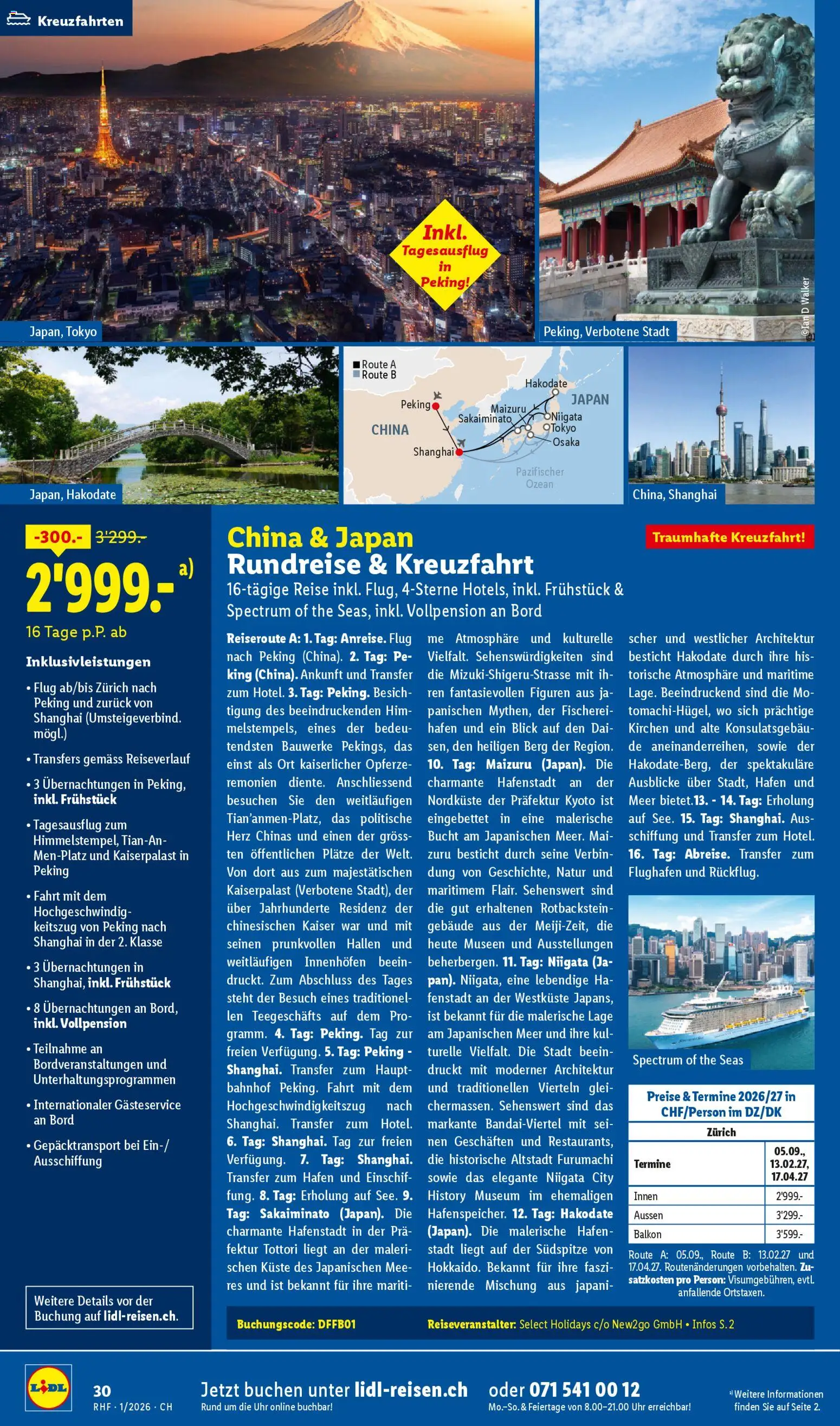 Lidl Aktionen Reisen Januar – gültig ab 29.12.2025 | Seite: 30 | Produkte: Uhr