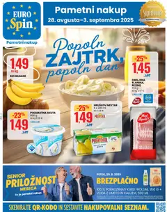 Eurospin katalog - pregled letaka veljavnega od 28.08.2025