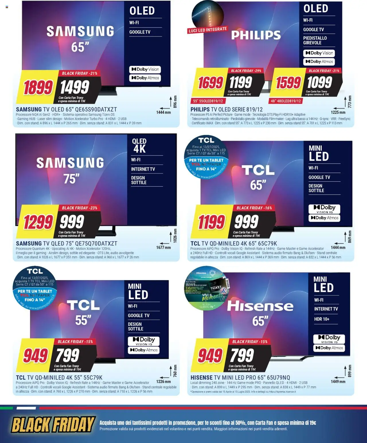 Volantino Trony del 19.06.2025 | Pagina: 15 | Prodotti: Telecomando, Tè, Audio, Samsung