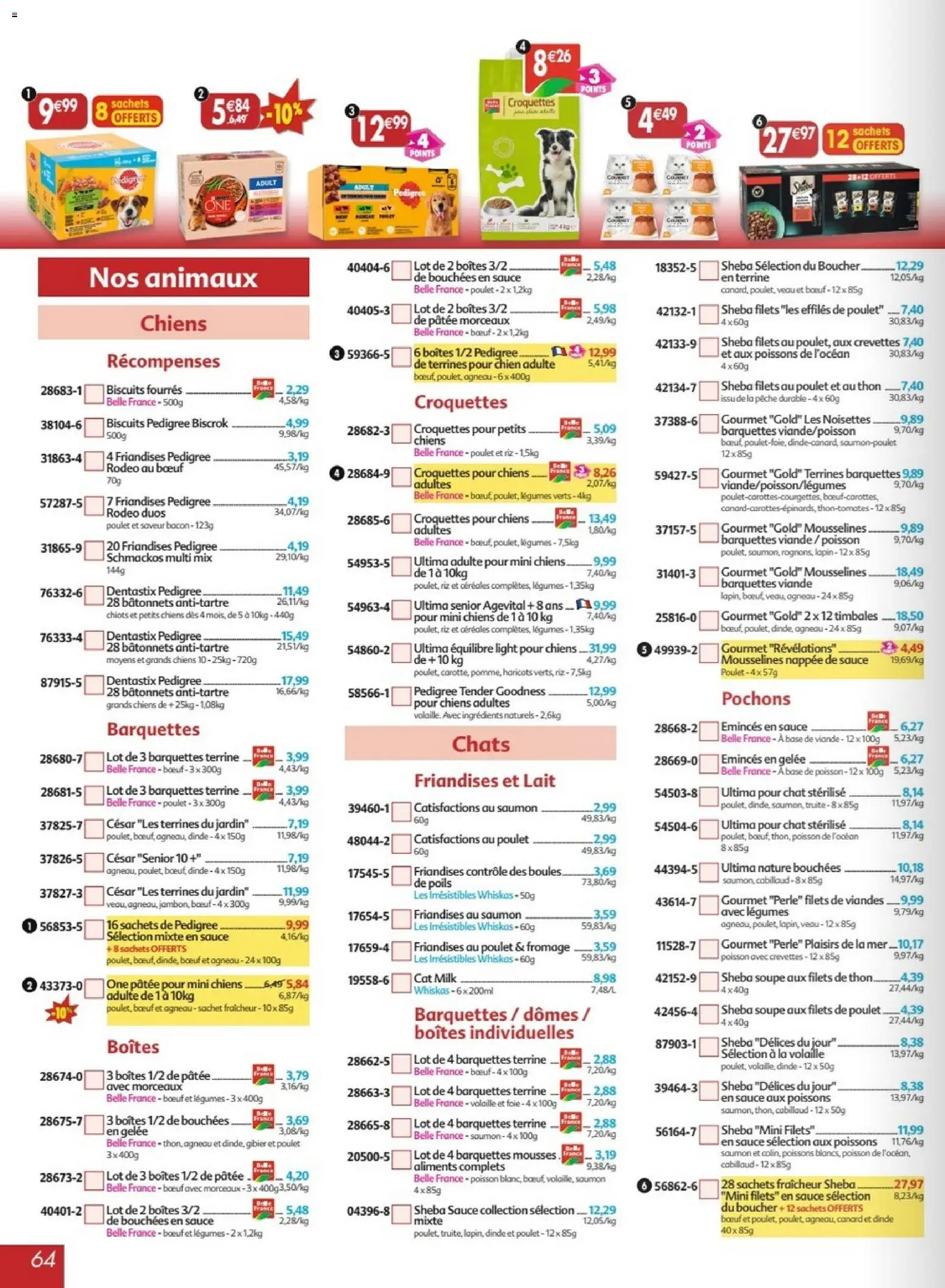 {H1} | Page: 64 | Produits: Noisettes, Riz, Céréales, Saumon