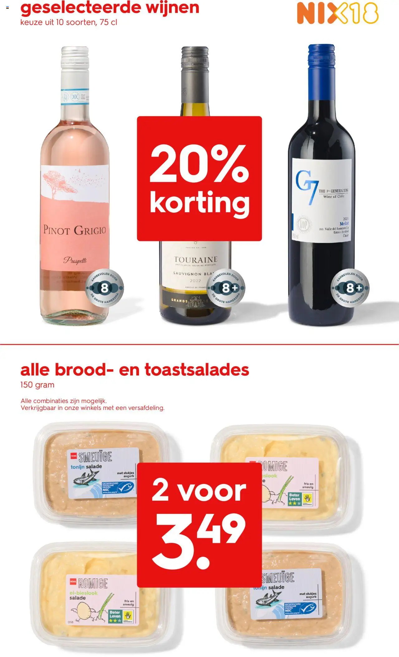  | Pagina: 22 | Producten: Brood, Salade, Tonijn