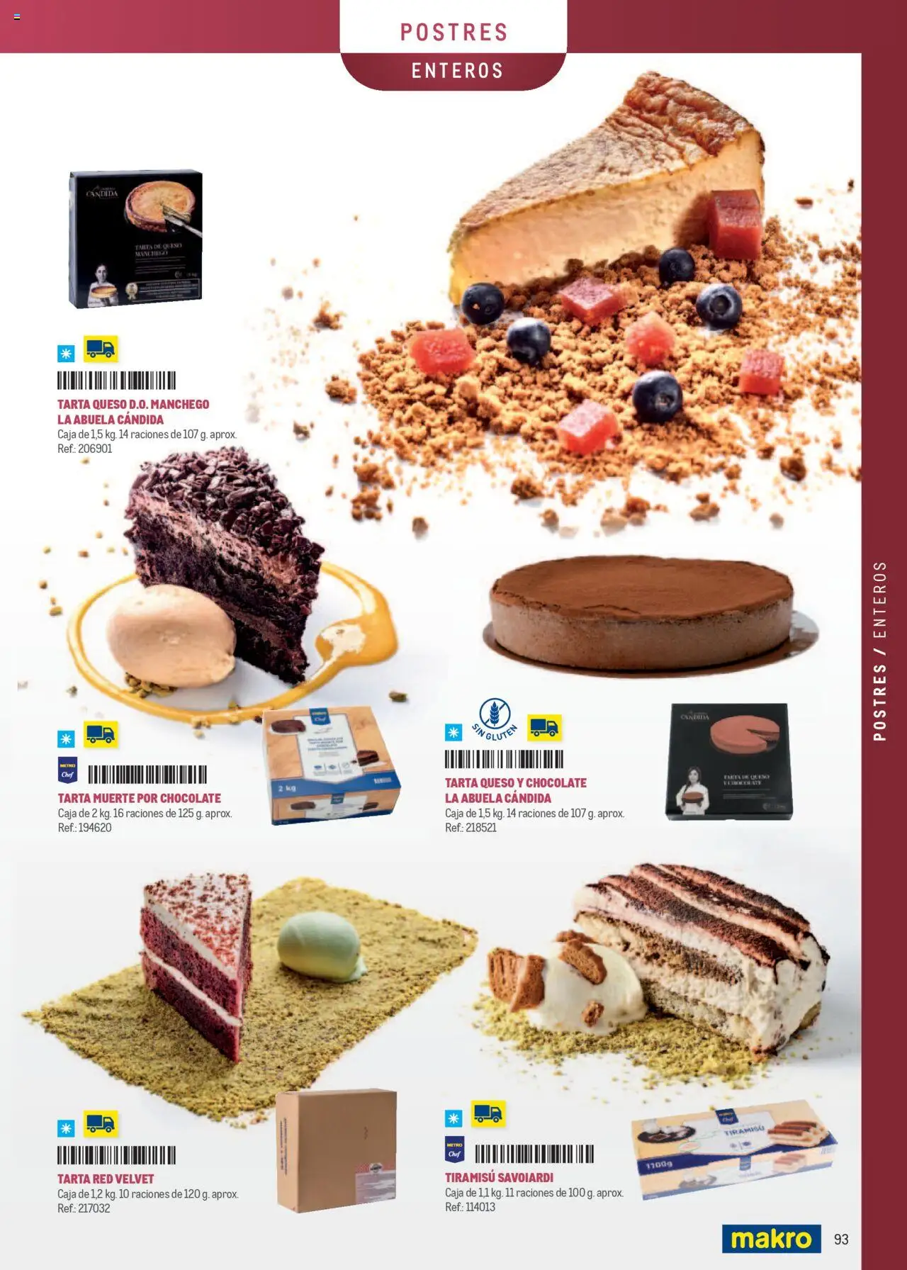 Makro - Especia Carta │ válido desde el 08.04.2025 | Página: 93 | Productos: Queso, Chocolate, Caja