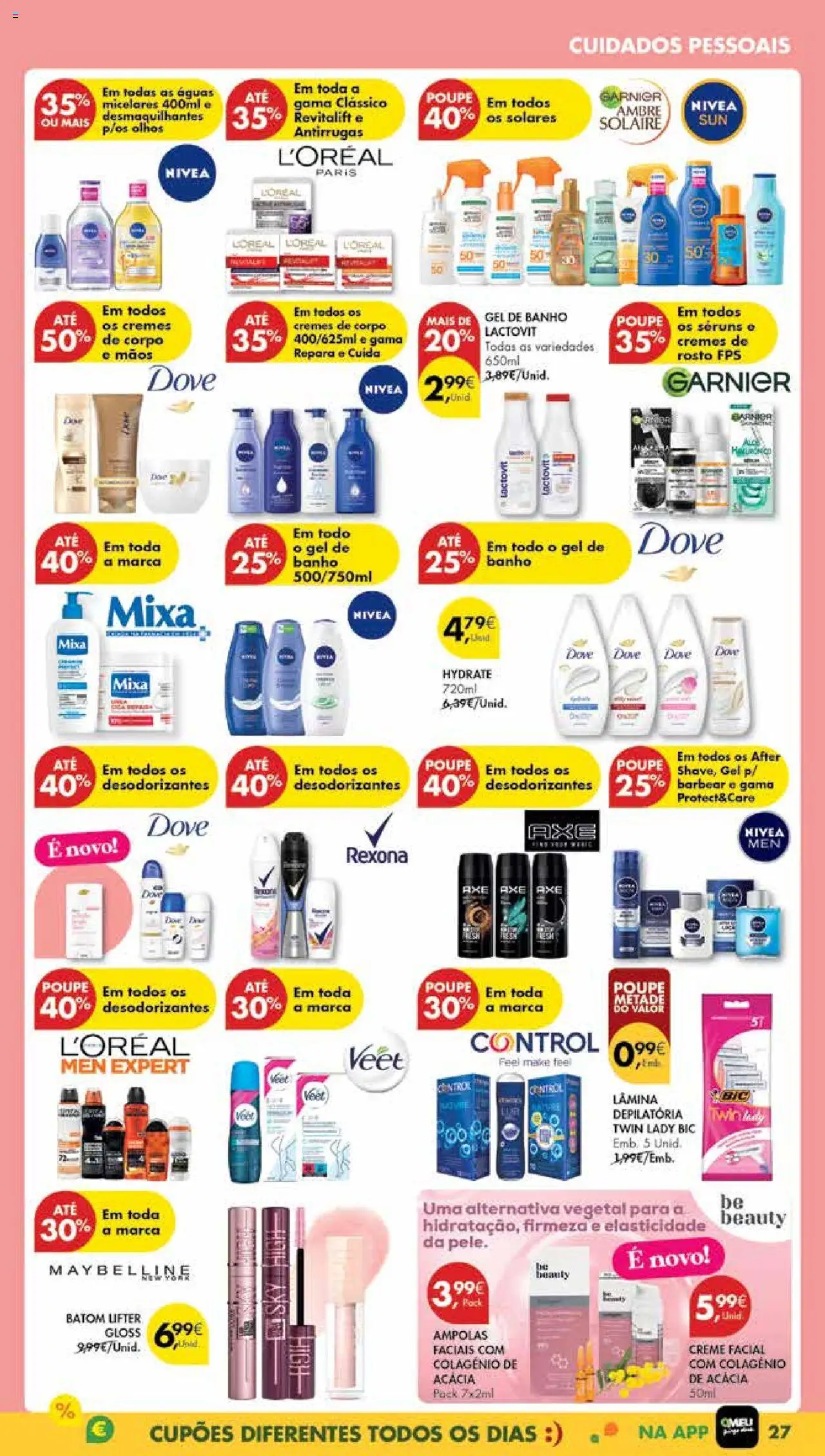 Pingo Doce Poupe Esta Semana Madeira │ válido de 05.08.2025 | Página: 27 | Produtos: Gloss, Aftershave, Sérum, Creme