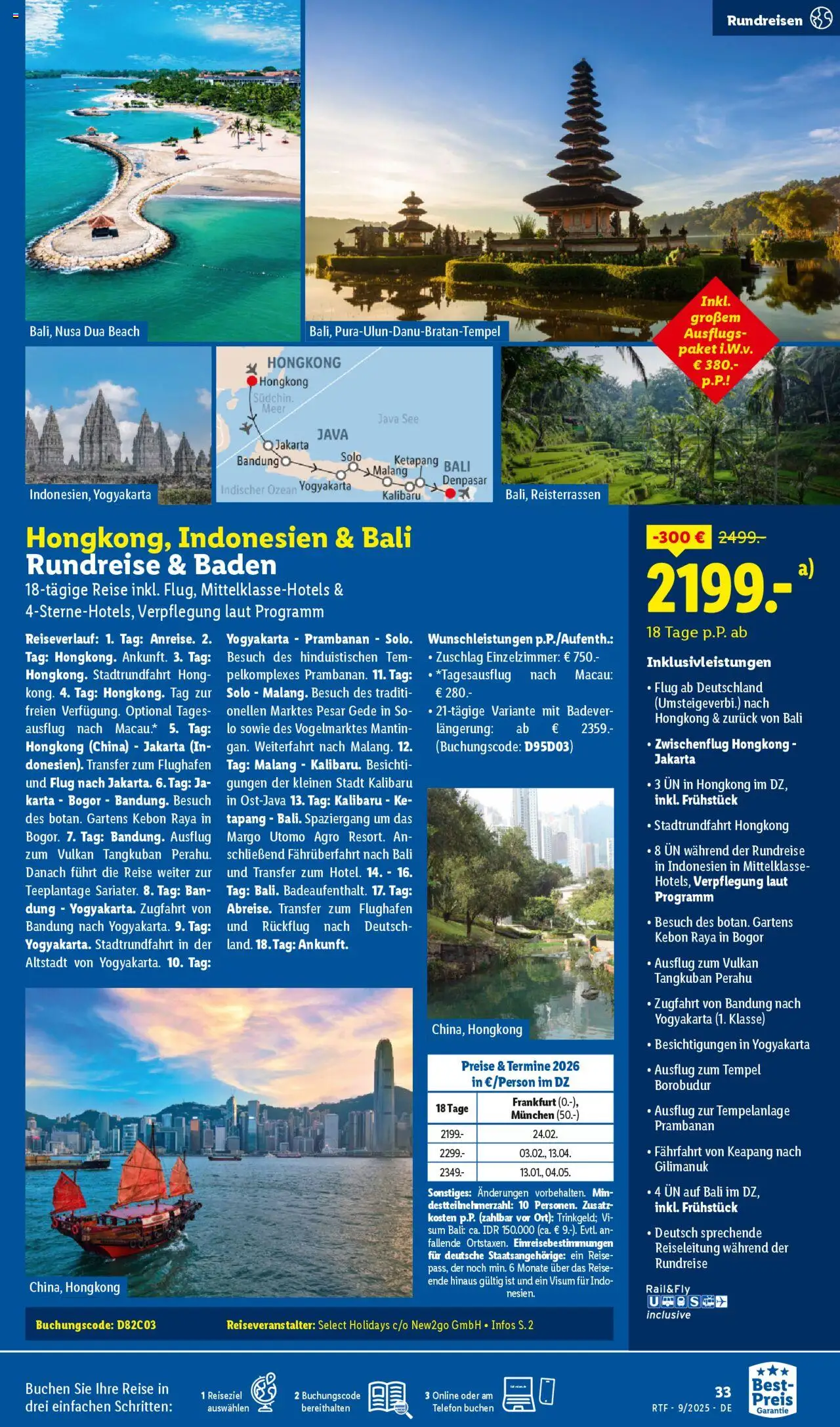 Lidl Reisen September/Oktober Reise-Highlights – gültig ab 12.09.2025 | Seite: 33 | Produkte: Telefon