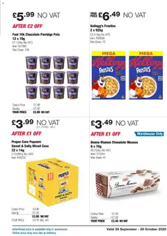 Preview of Costco - ENGLAND ONLY valid from 29.09.2025 | Page: 19 | Products: Milk, Chocolate, Case, Popcorn
