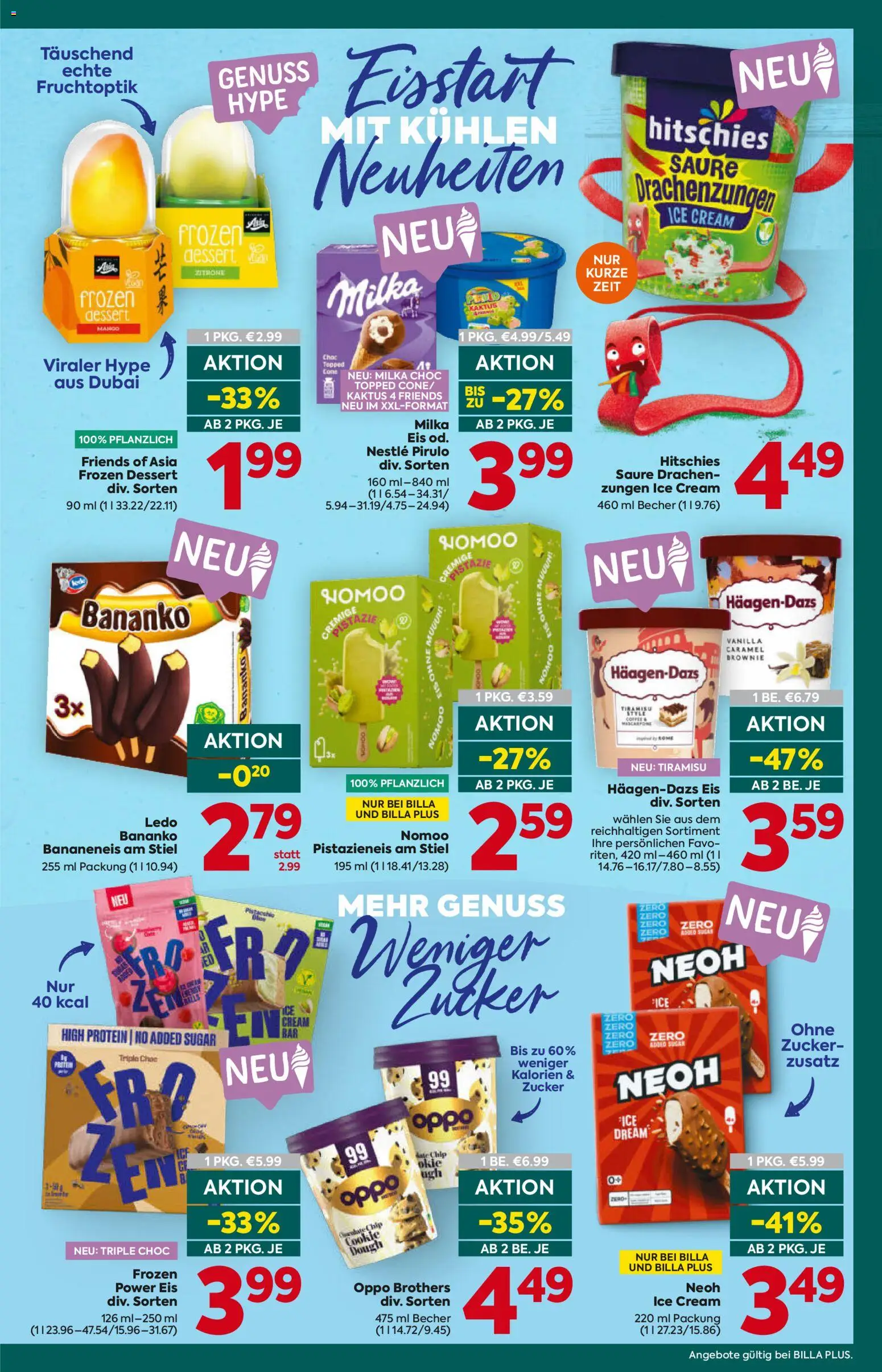 Billa Plus Flugblatt gültig ab 07.04.2026 | Seite: 5 | Produkte: Eis, Zucker, Zitrone