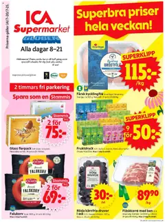 ICA Supermarket - Stockholm - Förhandsvisning av reklamblad från butik ICA Supermarket aktuell från 14.07.2025