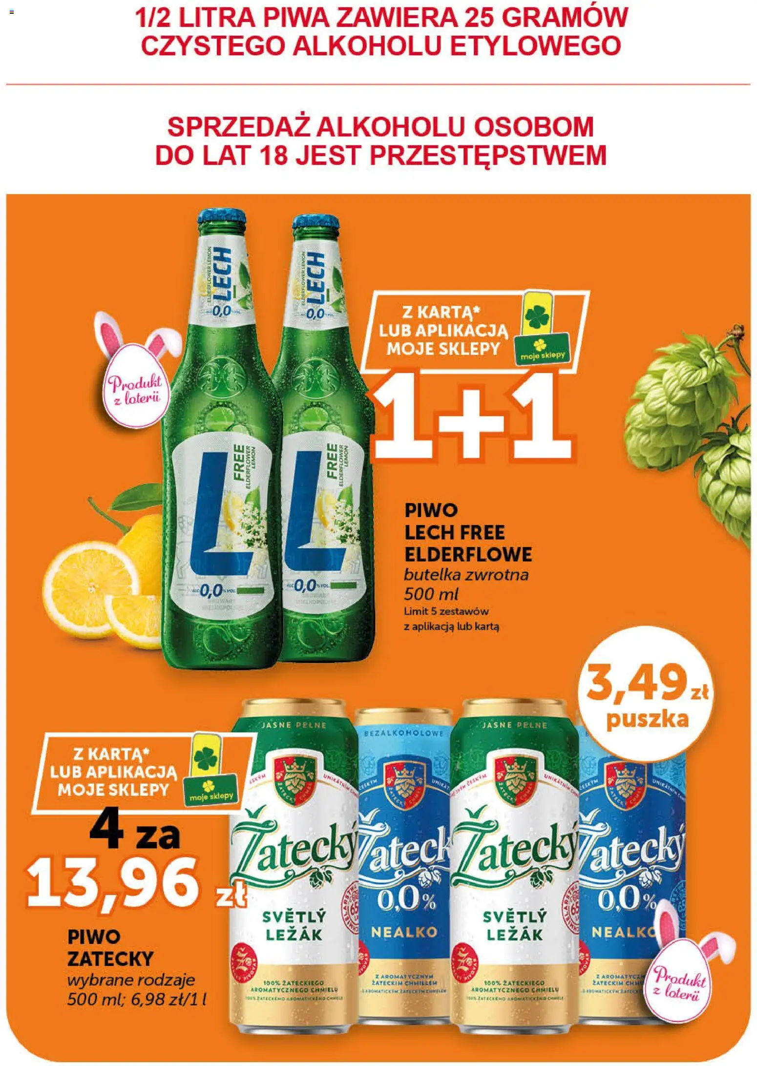 Groszek gazetka - Minimarket od 09.04.2026 | Strona: 12 | Produkty: Karta, Leżak, Piwo