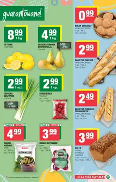 Pogląd oferty "Spar gazetka - Eurospar" - ważna od 30.03.2026 | Strona: 5 | Produkty: Cytryna, Buraki, Buraki gotowane, Ogórki