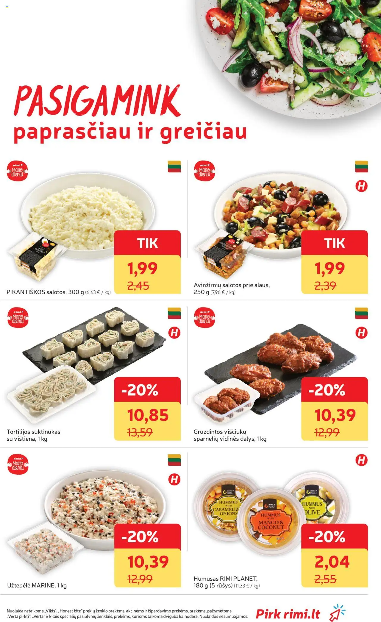 Rimi leidinys│galioja nuo 12.08.2025 | Puslapis: 13 | Prekių: Salotos, Užtepėlė