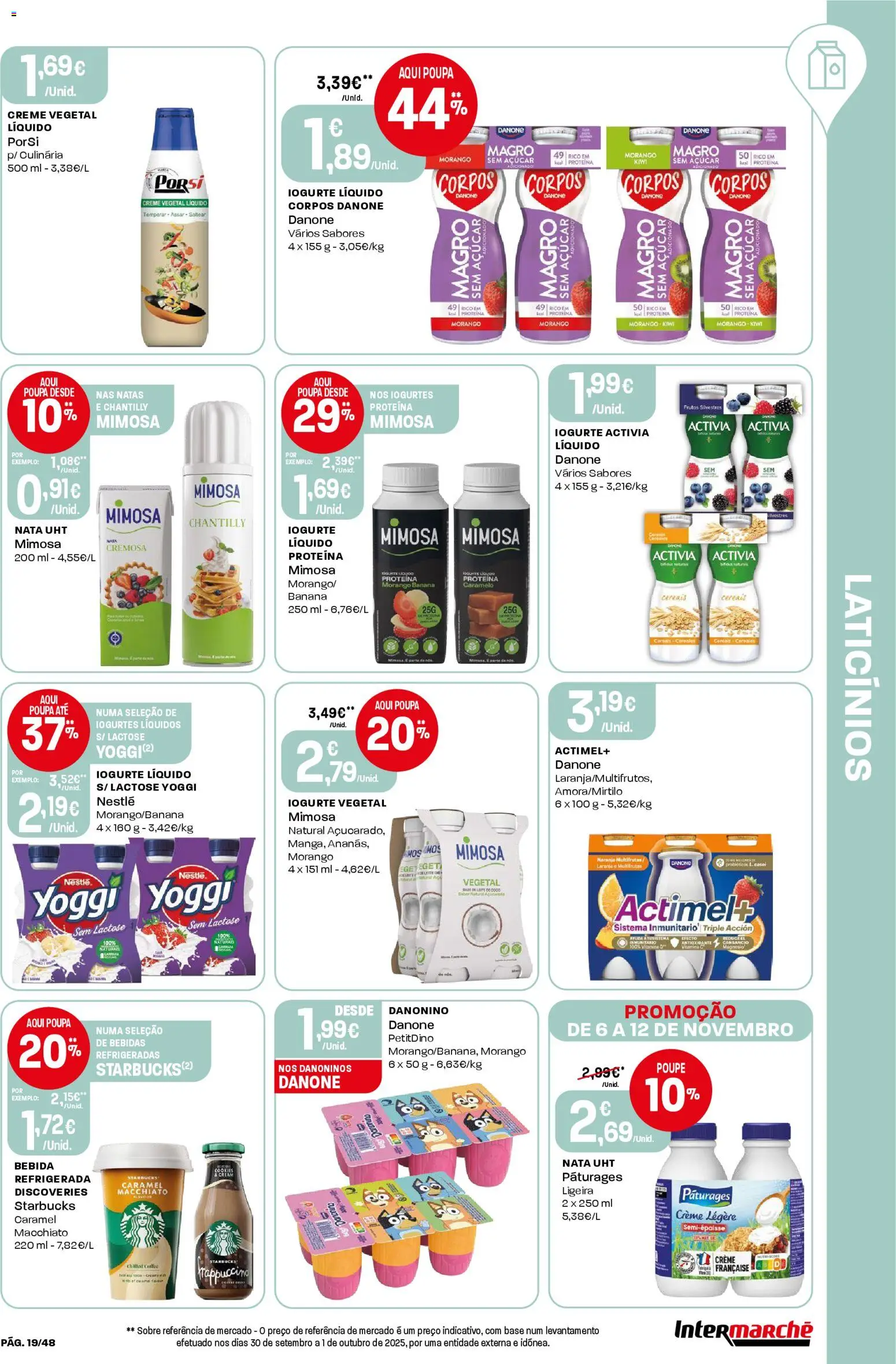 Intermarché folheto │ válido de 06.11.2025 | Página: 19 | Produtos: Açúcar, Cereais, Kiwi, Proteina