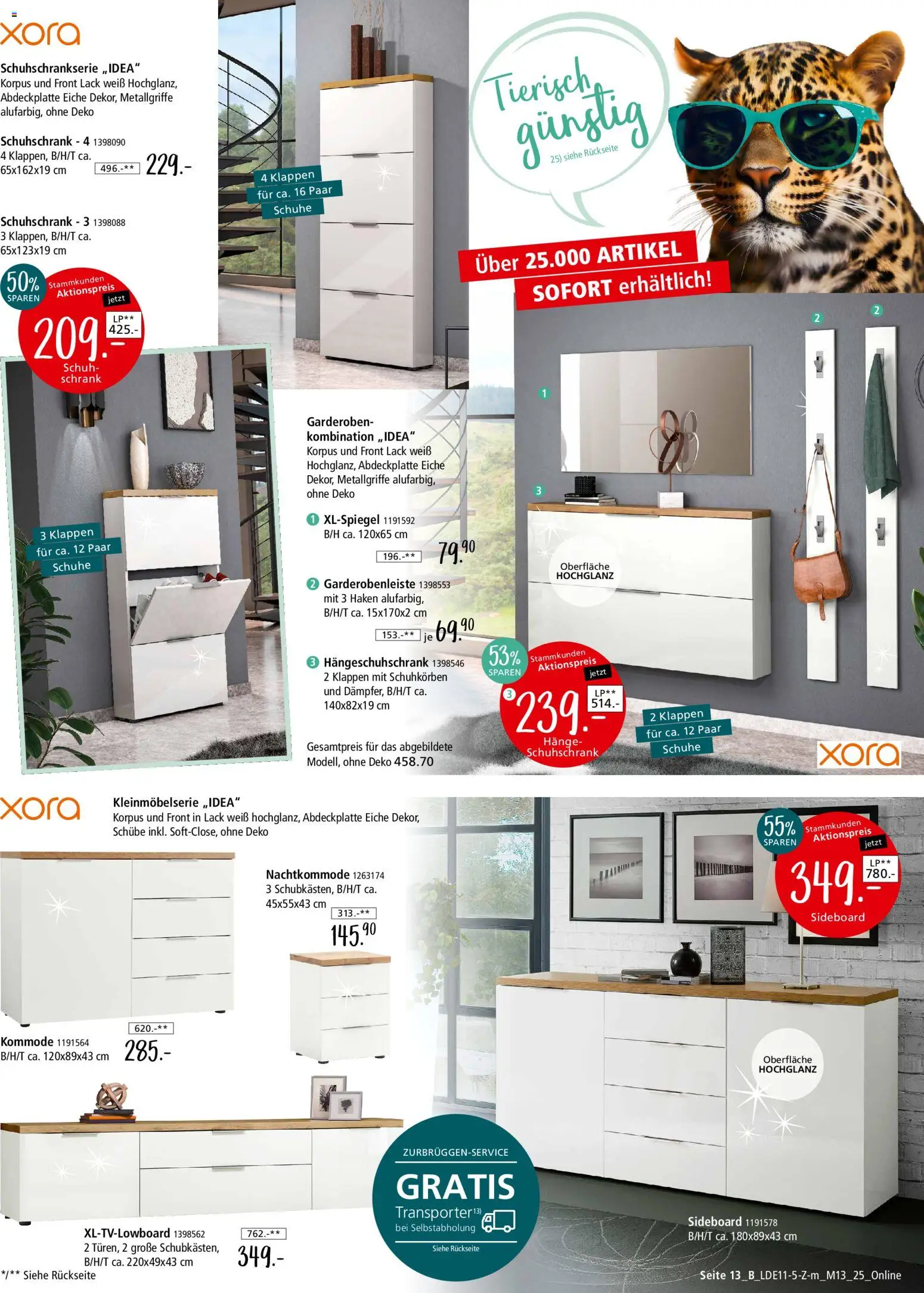 Zurbrüggen Z2-Junges Wohnen – gültig ab 08.11.2025 | Seite: 29 | Produkte: Sideboard, Kommode, Schrank