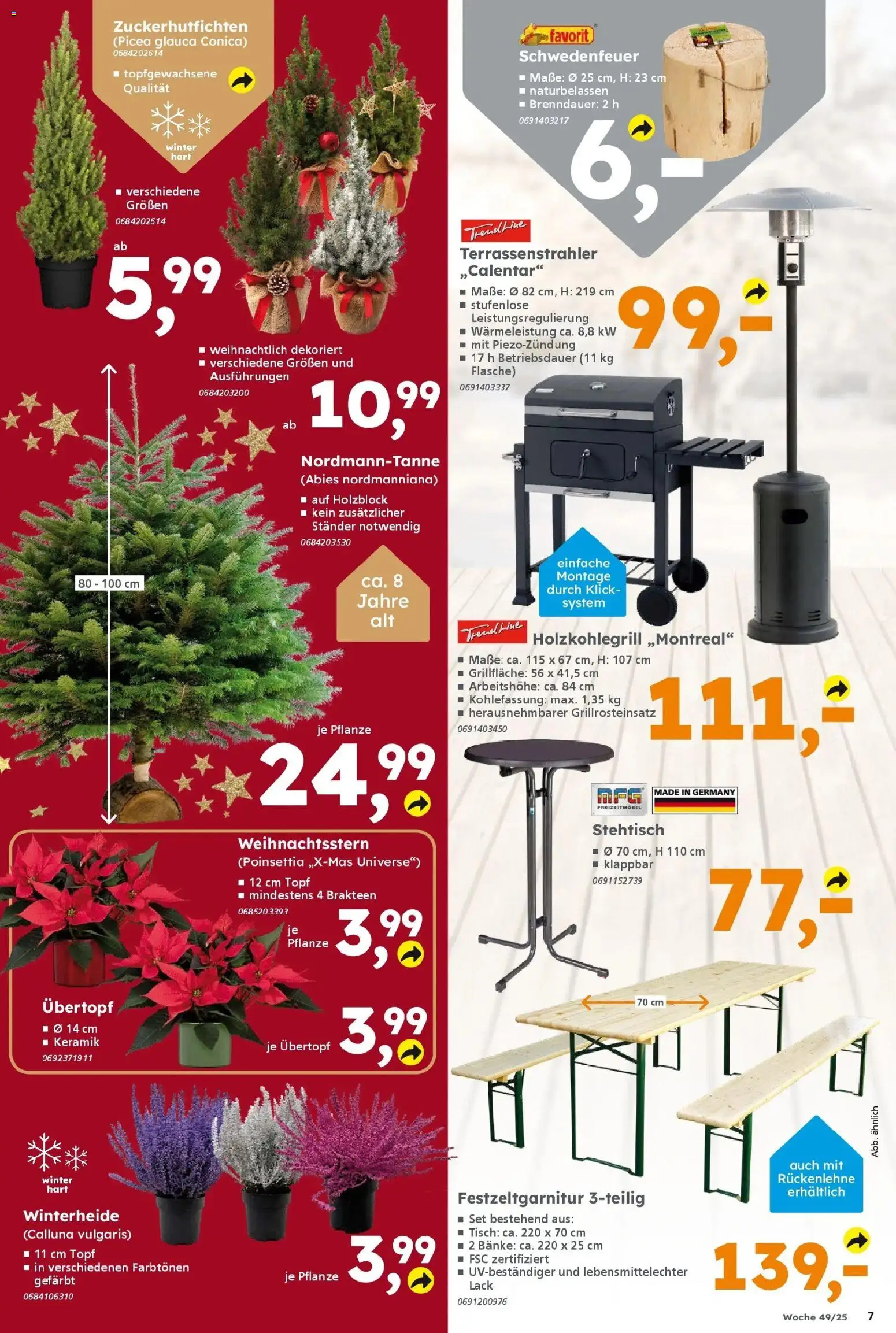 Globus Baumarkt prospekt Gensingen	 – gültig ab 01.12.2025 | Seite: 7 | Produkte: Tisch