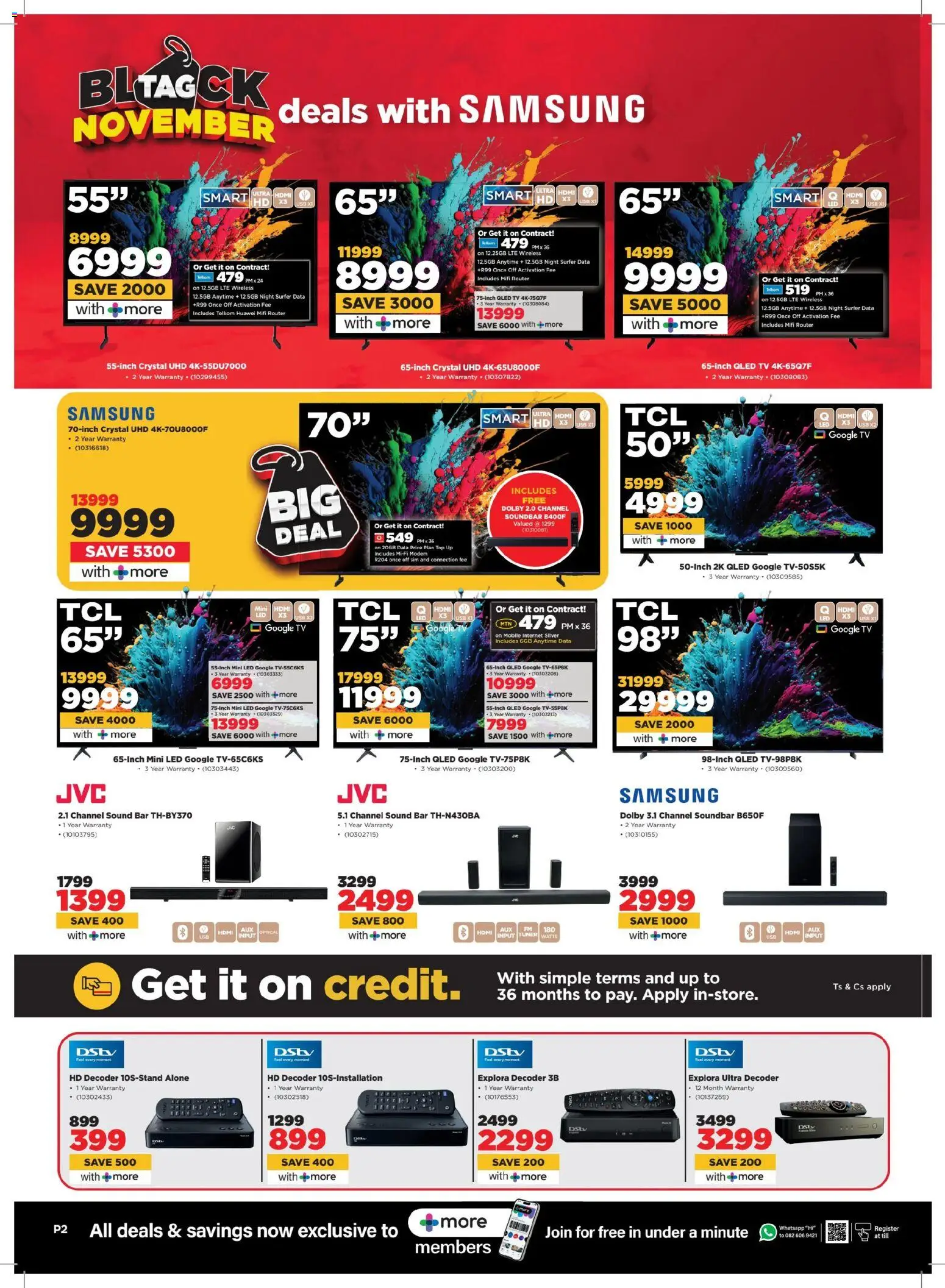 New HiFi Corp catalogue – valid from 05.11.2025 | Page: 2 | Products: Data, Sim, Router, TV