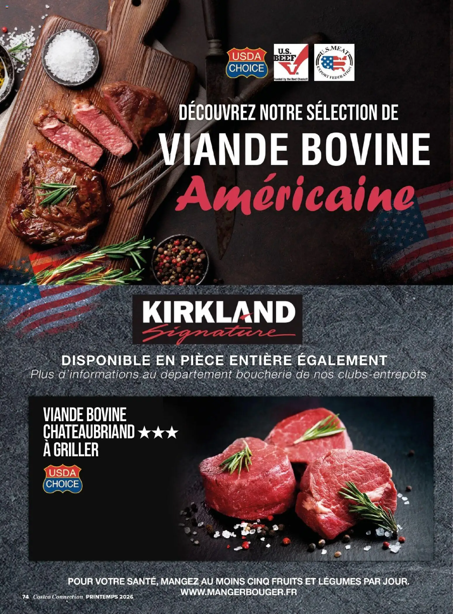 {H1} | Page: 74 | Produits: Viande, Thé, Viande bovine