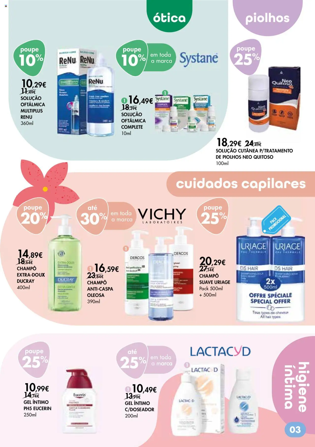 Pingo Doce - Bem Estar Especial Beleza Madeira │ válido de 23.09.2025 | Página: 3 | Produtos: Shampoo