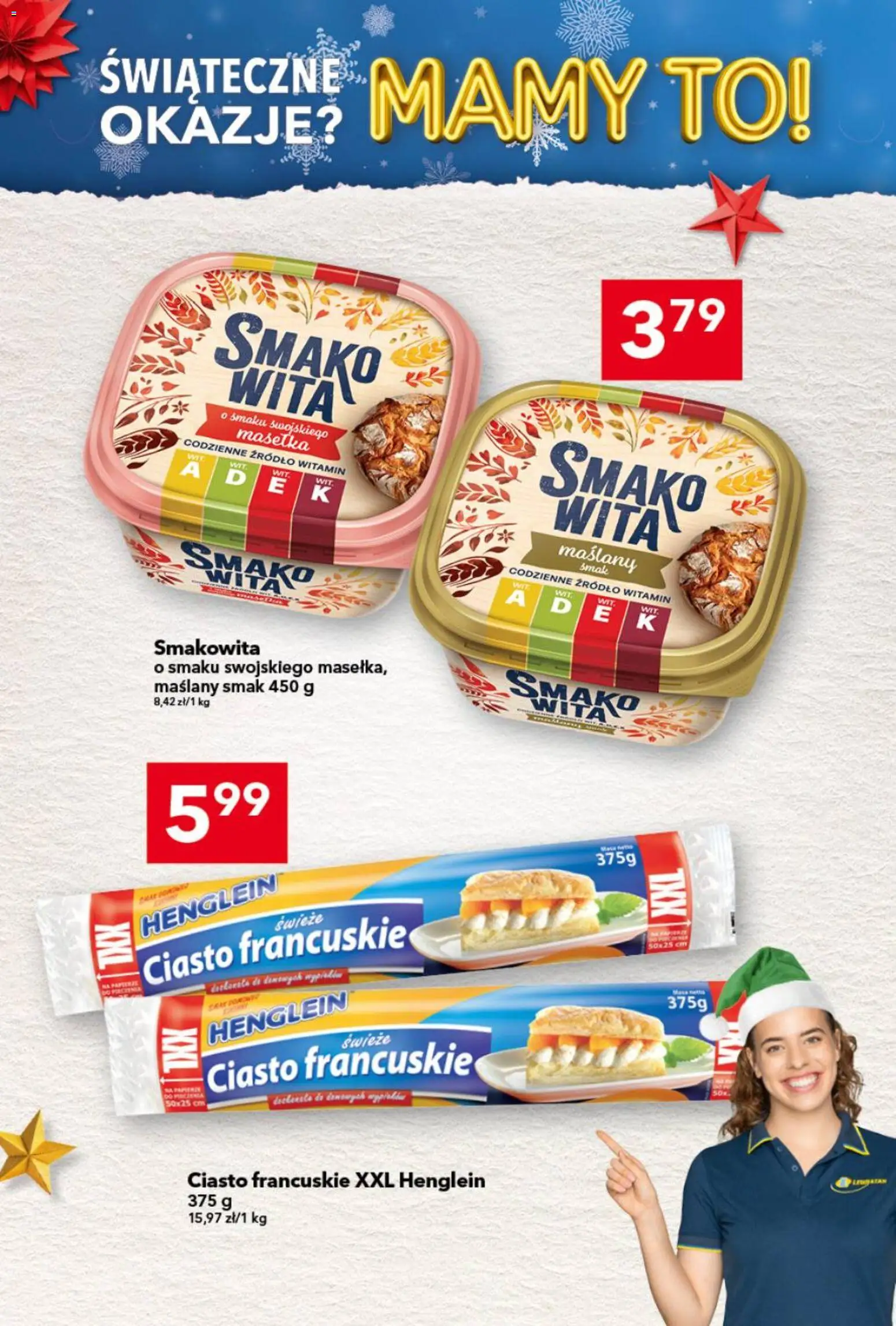 Lewiatan gazetka od 17.12.2025 | Strona: 8 | Produkty: Ciasto francuskie XXL, Ciasto francuskie, Ciasto