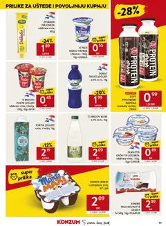 K PLUS KISELO VRHNJE, 12%m.m., 180g, 1kg=3,06EUR - Pregled kataloga iz trgovine Konzum, vrijedi od 14.01.2026 | Stranica: 19
