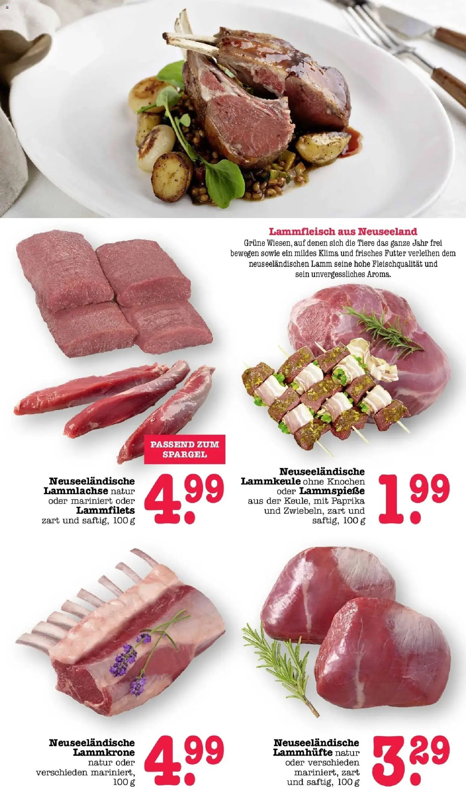 E center Prospekt Mannheim-Wohlgelegen	 – gültig ab 29.03.2026 | Seite: 11 | Produkte: Lammkeule, Spargel, Paprika