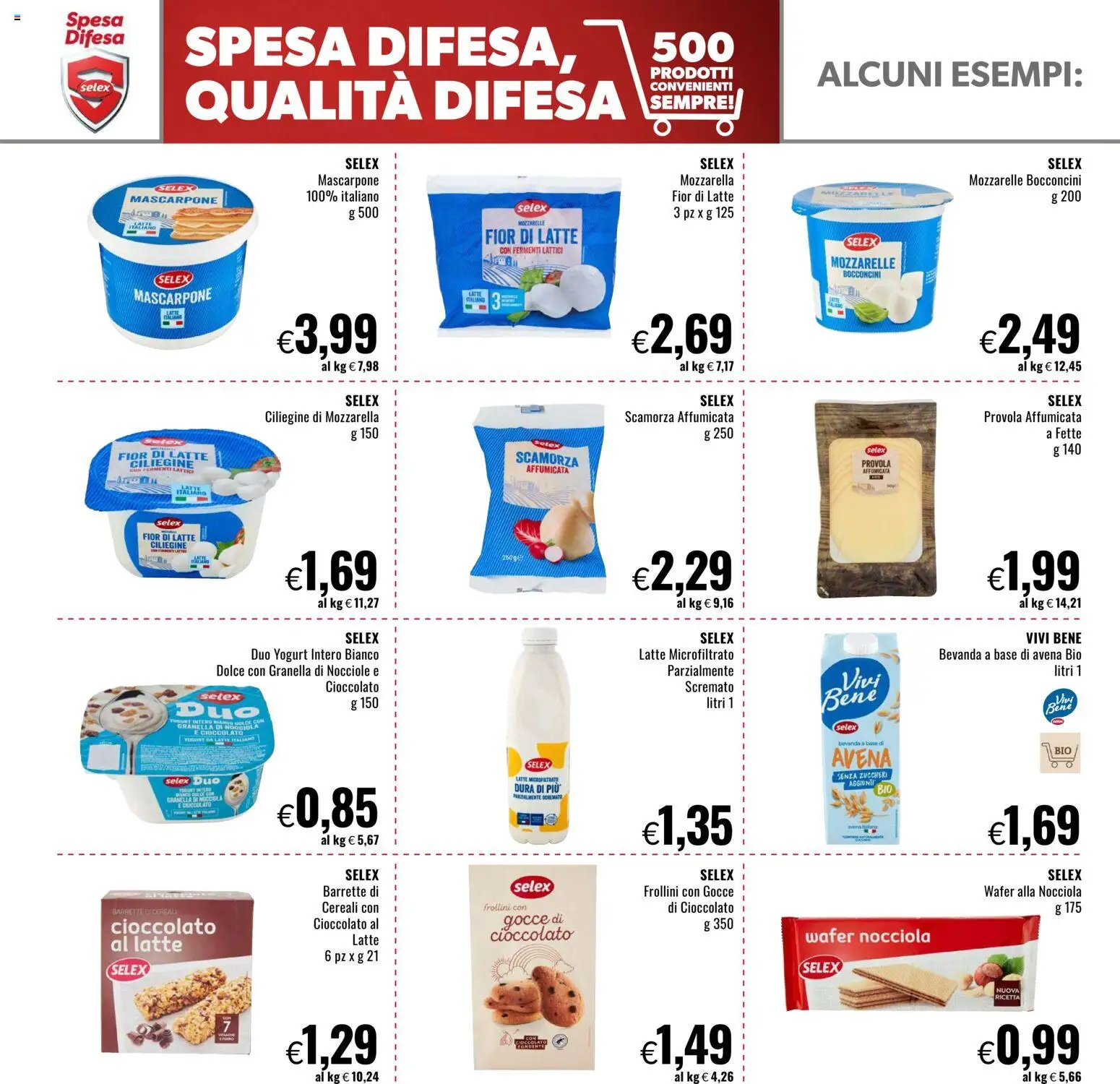 Volantino Famila del 22.01.2026 | Pagina: 18 | Prodotti: Latte, Nocciole, Mascarpone, Frollini