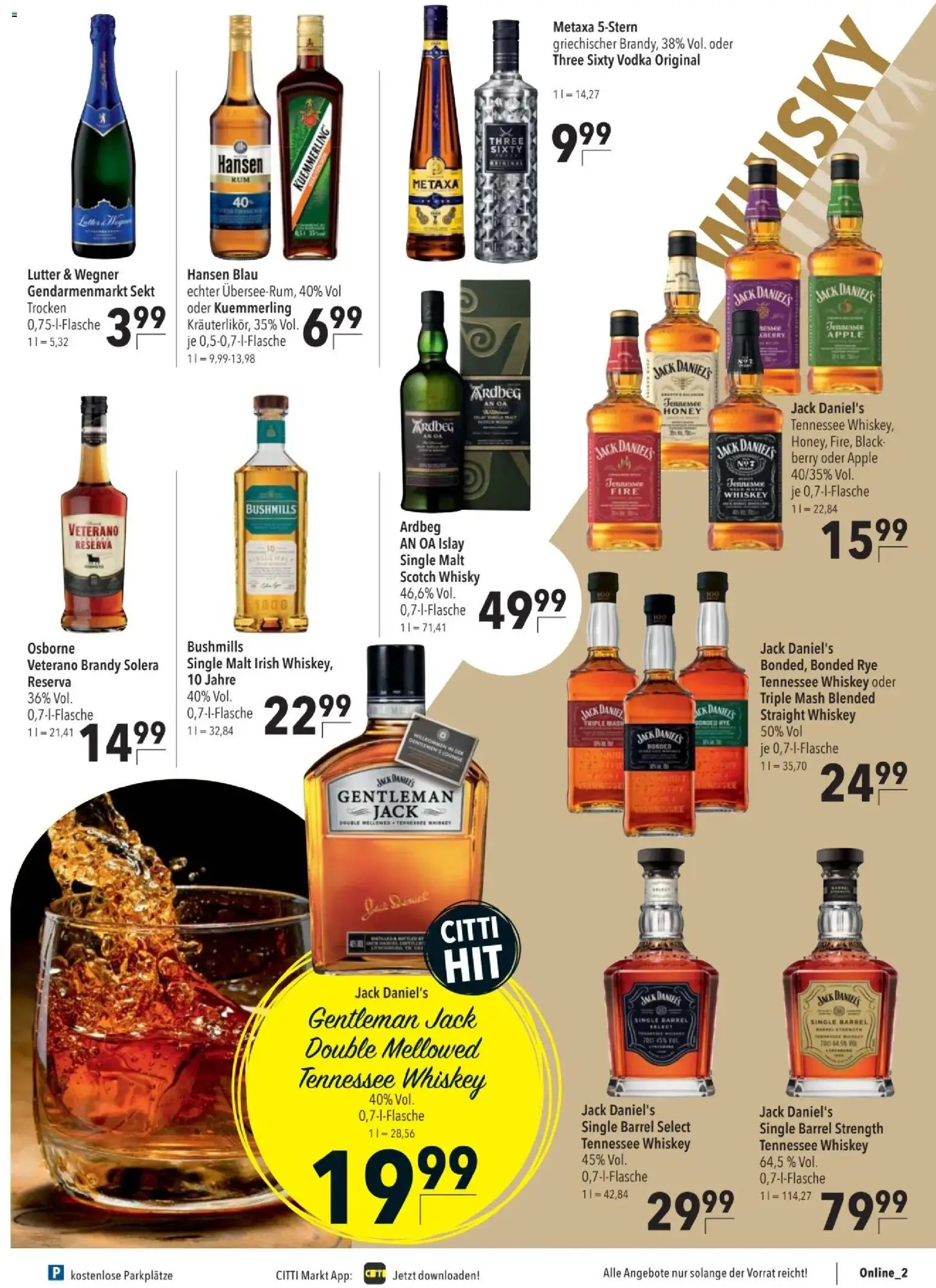 CITTI tilbudsavis – gyldig fra 29.10.2025 | Side: 23 | Produkter: Vodka, Whisky, Prancha