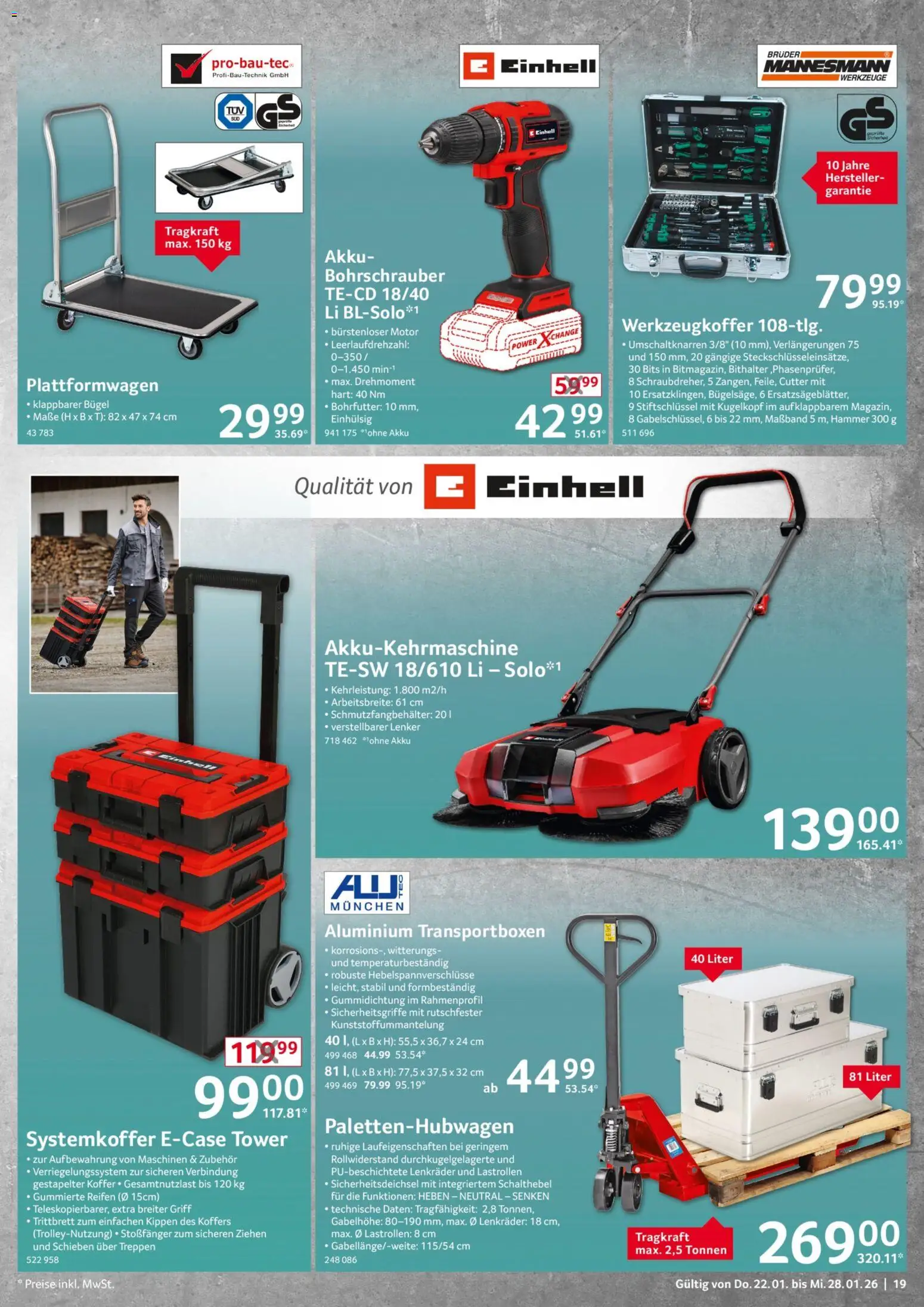 Selgros  Non Food – gültig ab 22.01.2026 | Seite: 19 | Produkte: Cutter, Koffer