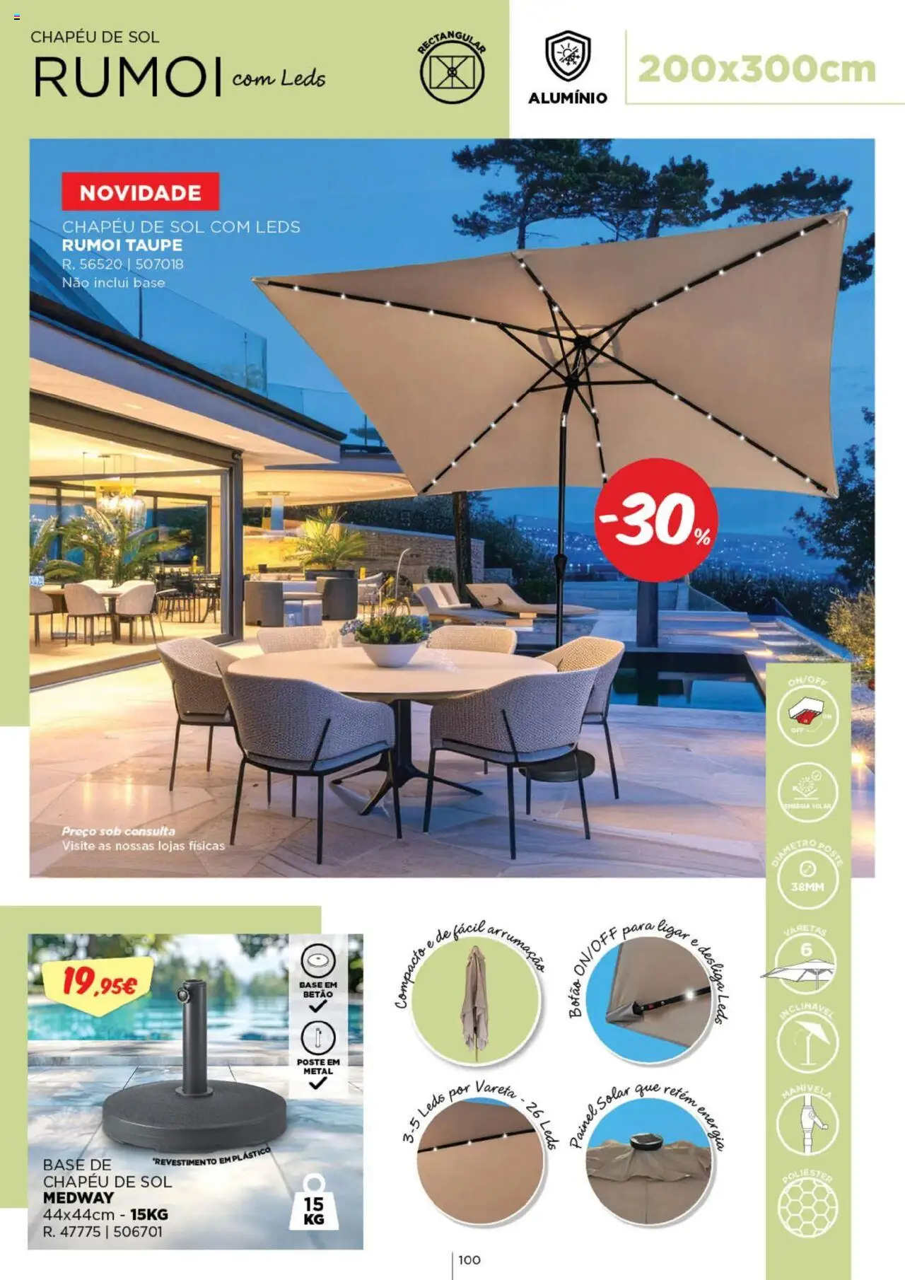 Espaço Casa - Catálogo  Ec Ar Livre  2025 │ válido de 04.03.2025 | Página: 100 | Produtos: Chapéu, Base