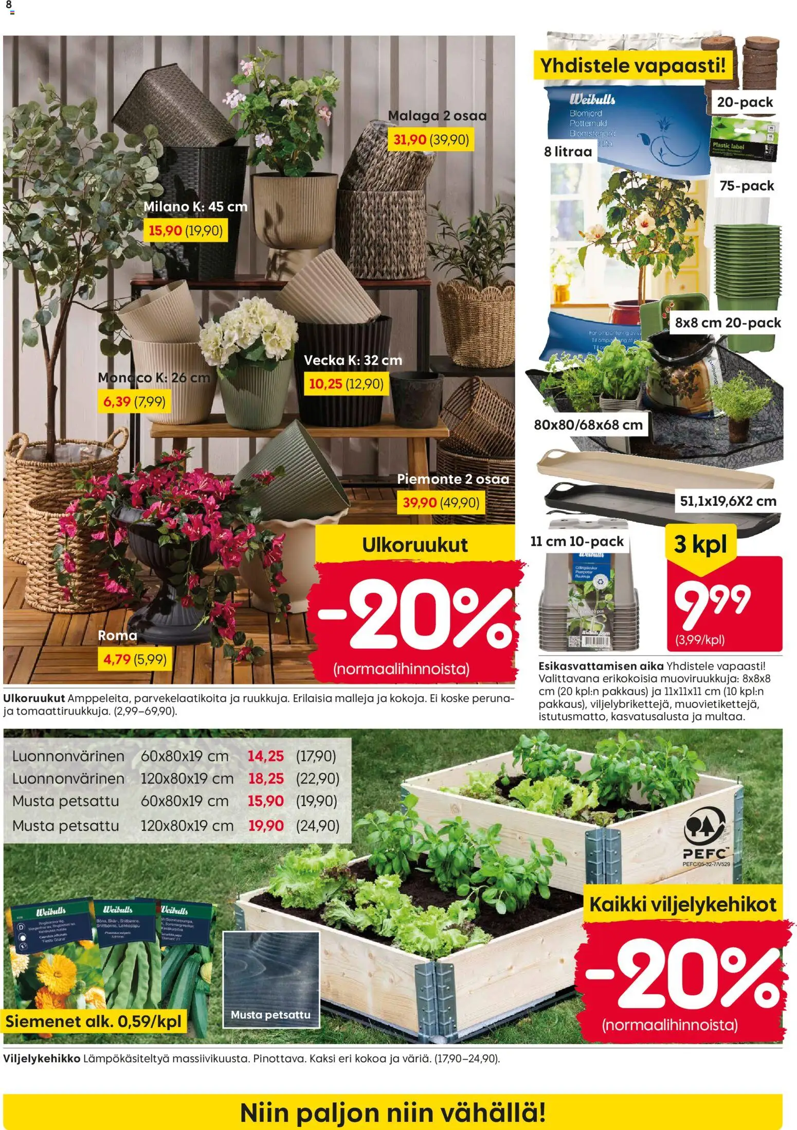 Rusta tarjoukset – voimassa 23.02.2026 alkaen | Sivu: 8 | Tuotteet: Siemenet, Peruna
