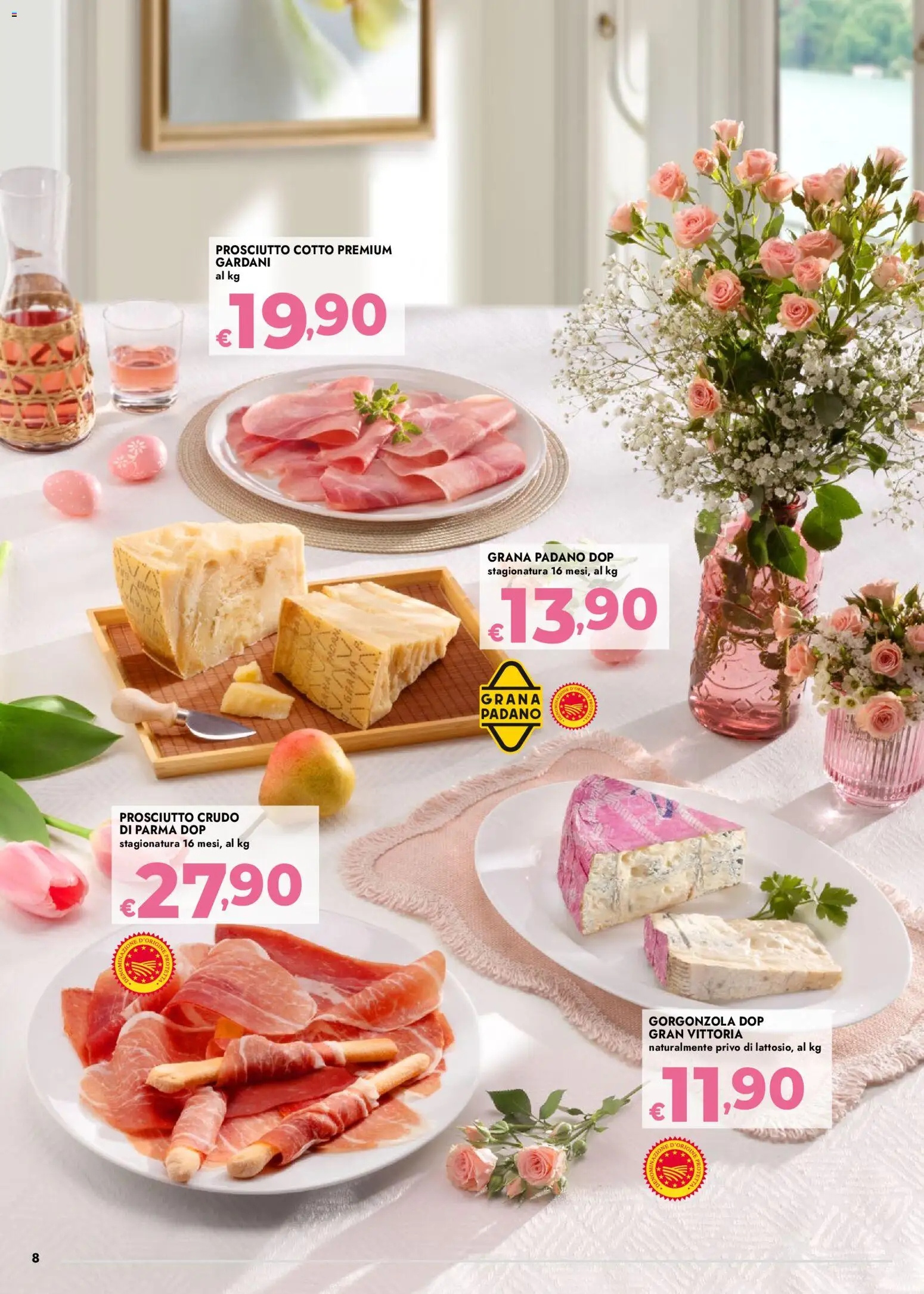 Volantino bennet del 23.03.2026 | Pagina: 8 | Prodotti: Prosciutto Cotto, Prosciutto, Grana Padano, Gorgonzola