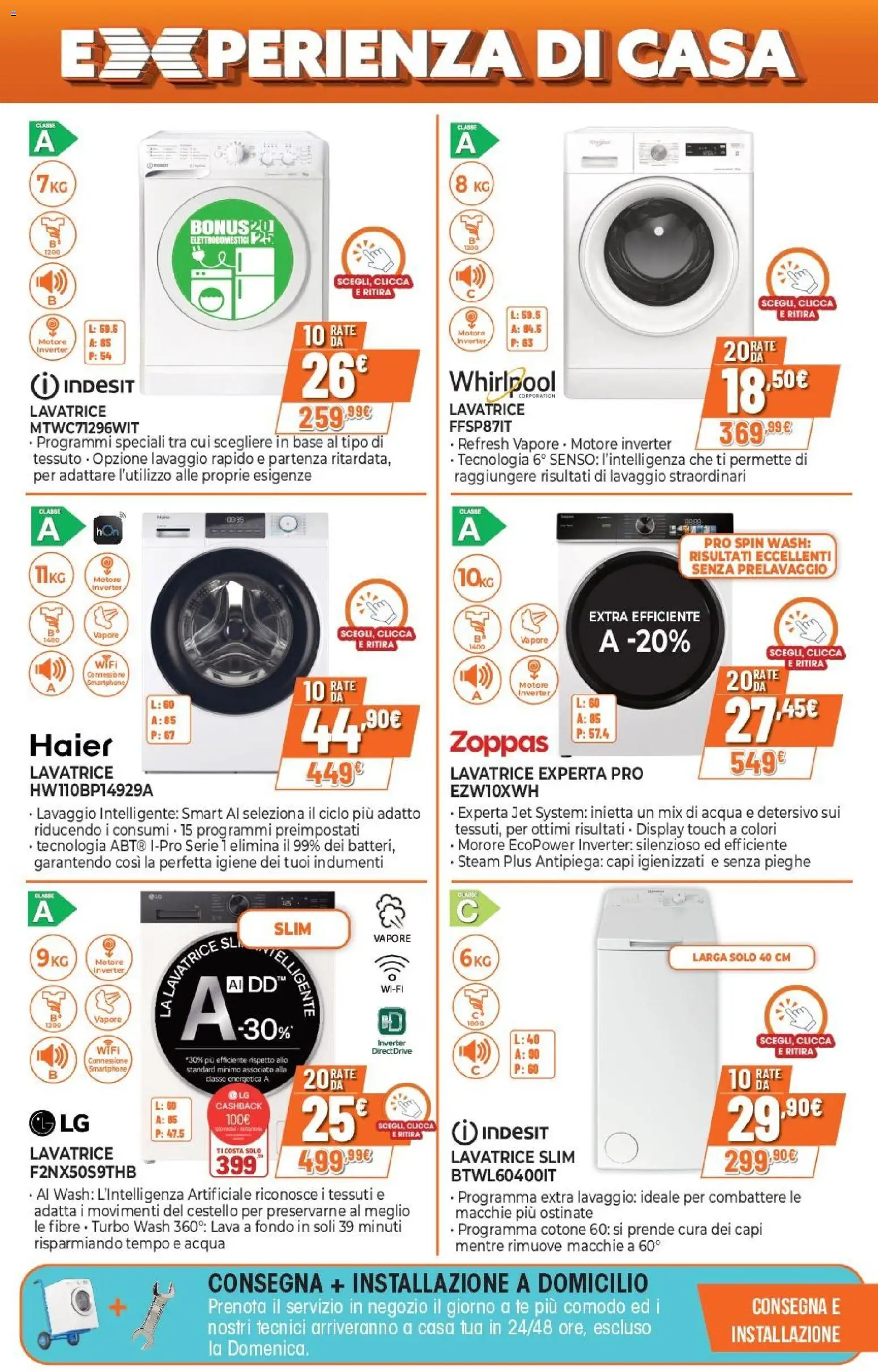 Volantino Expert del 09.04.2026 | Pagina: 20 | Prodotti: Tè, Acqua, Lavatrice, Smartphone