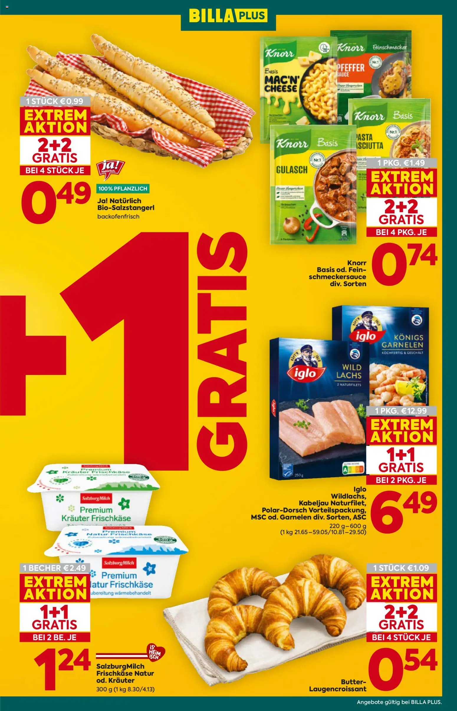 Billa Plus Flugblatt gültig ab 15.01.2026 | Seite: 5 | Produkte: Pasta, Pfeffer, Milch, Butter
