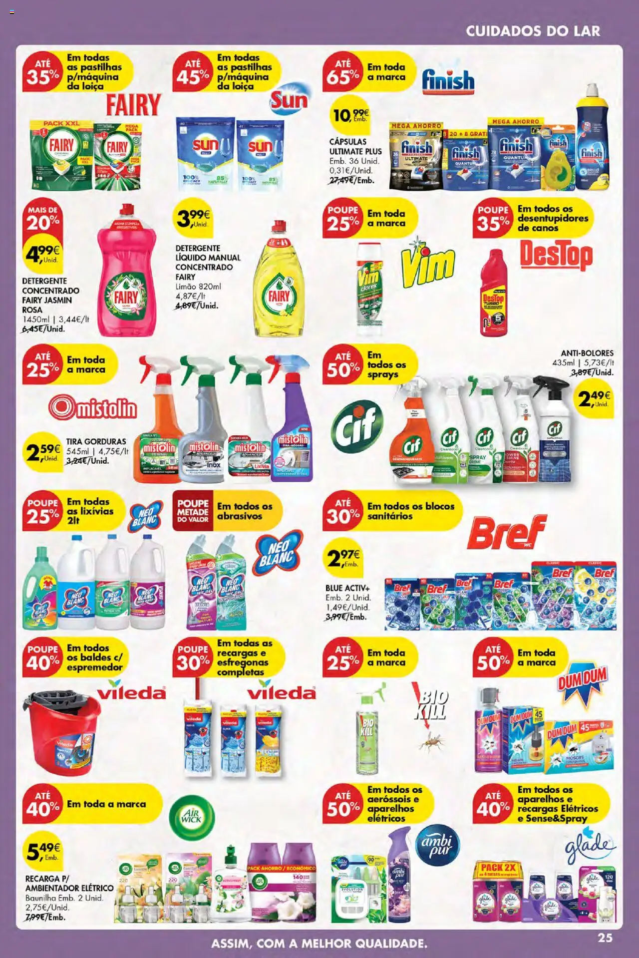 Pingo Doce Poupe Esta Semana Açores │ válido de 18.09.2025 | Página: 25 | Produtos: Espremedor, Detergente, Creme
