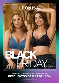 Vista previa Leonisa - Black Friday válido desde el 01.11.2025