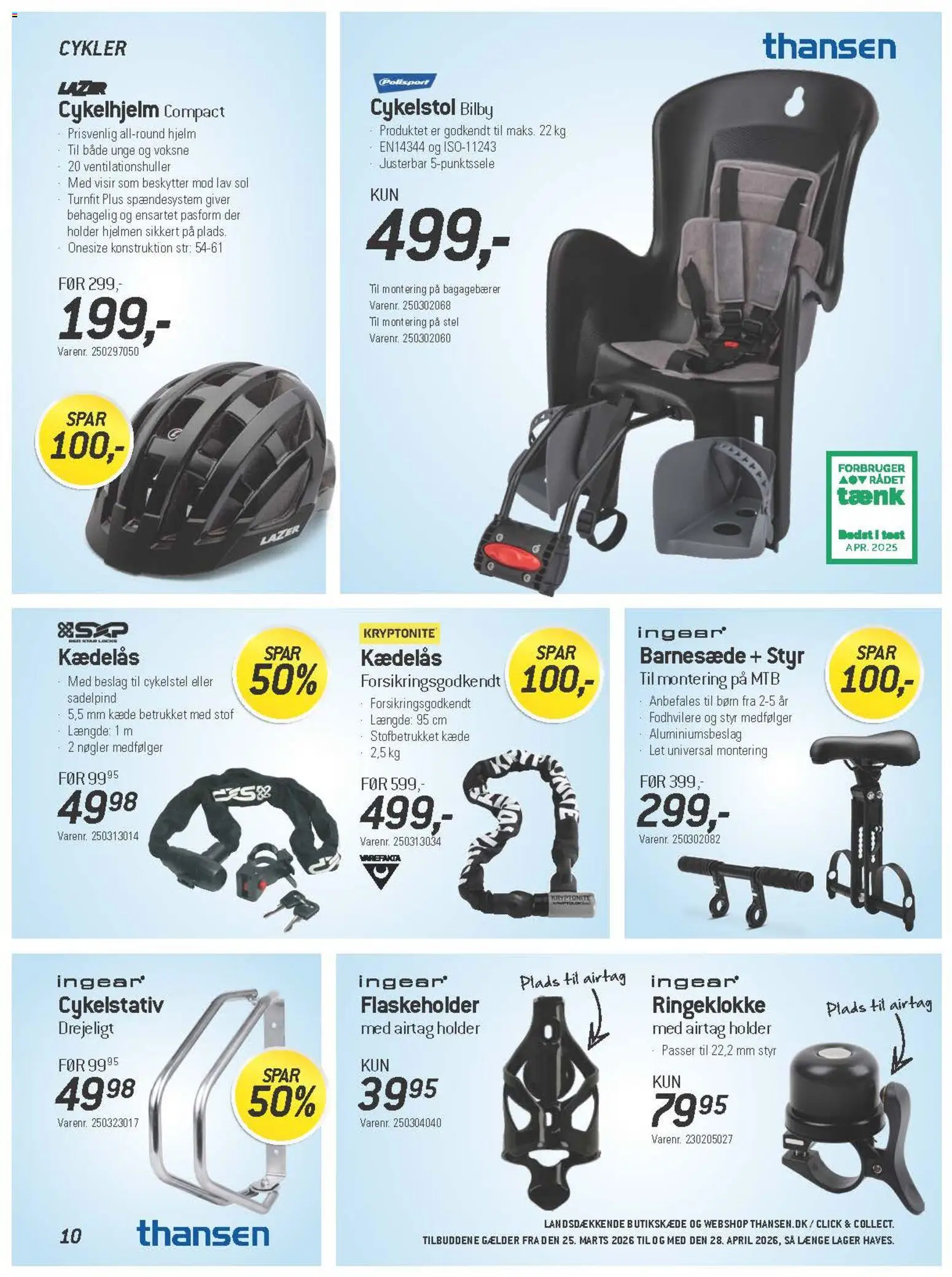 Thansen tilbudsavis – gyldig fra 25.03.2026 | Side: 4 | Produkter: Stof, Søm