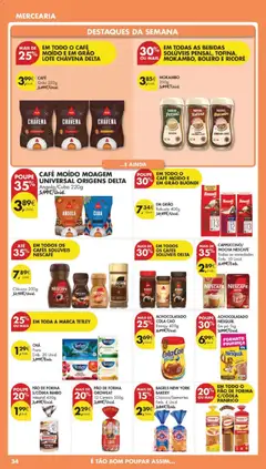 Pré-visualização CAFÉ MOÍDO MOAGEM UNIVERSAL ORIGENS DELTA, Angola/Cuba 220g válido de 17.03.2026 | Página: 38