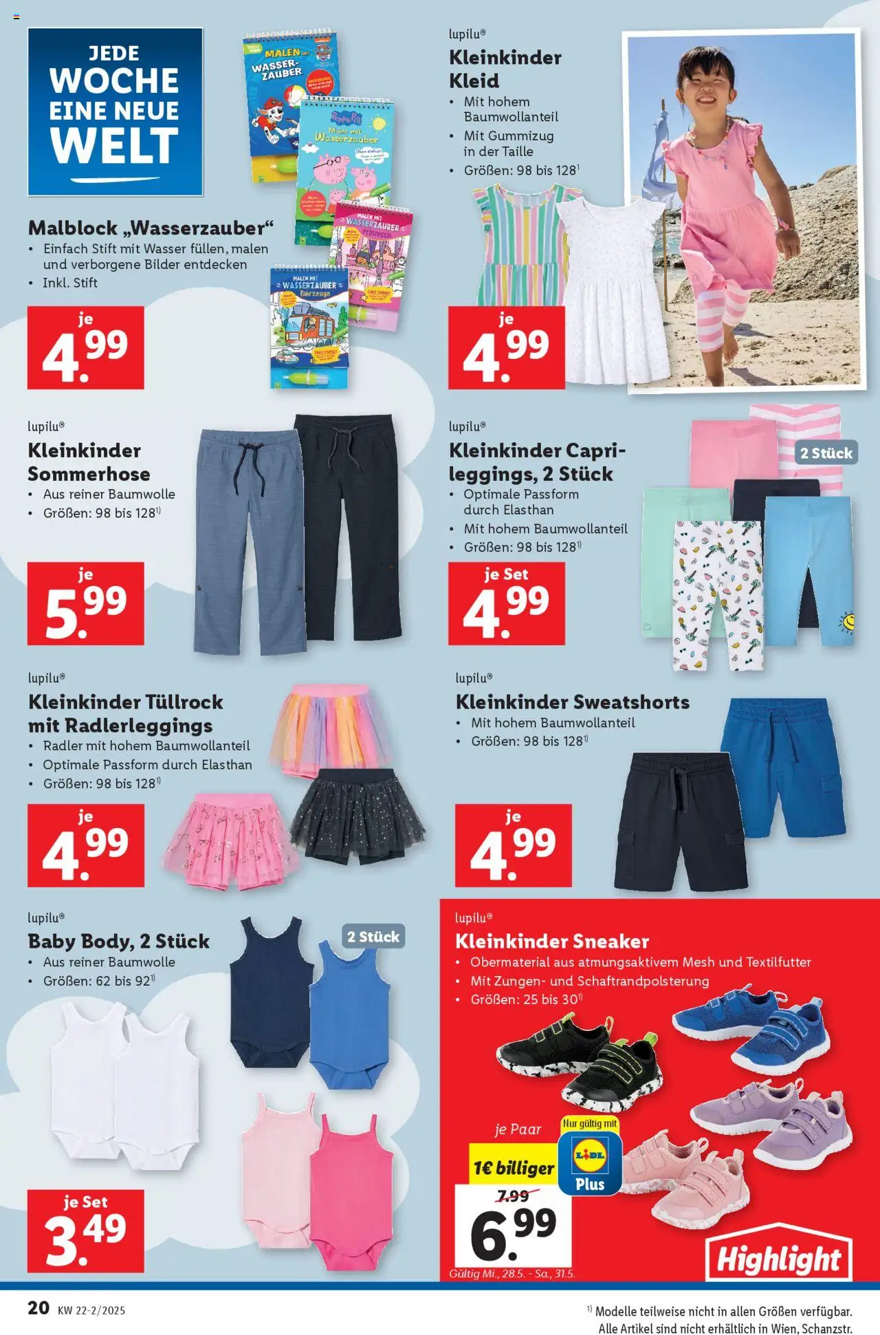 Lidl - Flugblatt gültig ab 28.05.2025 | Seite: 22 | Produkte: Wasser, Kleid