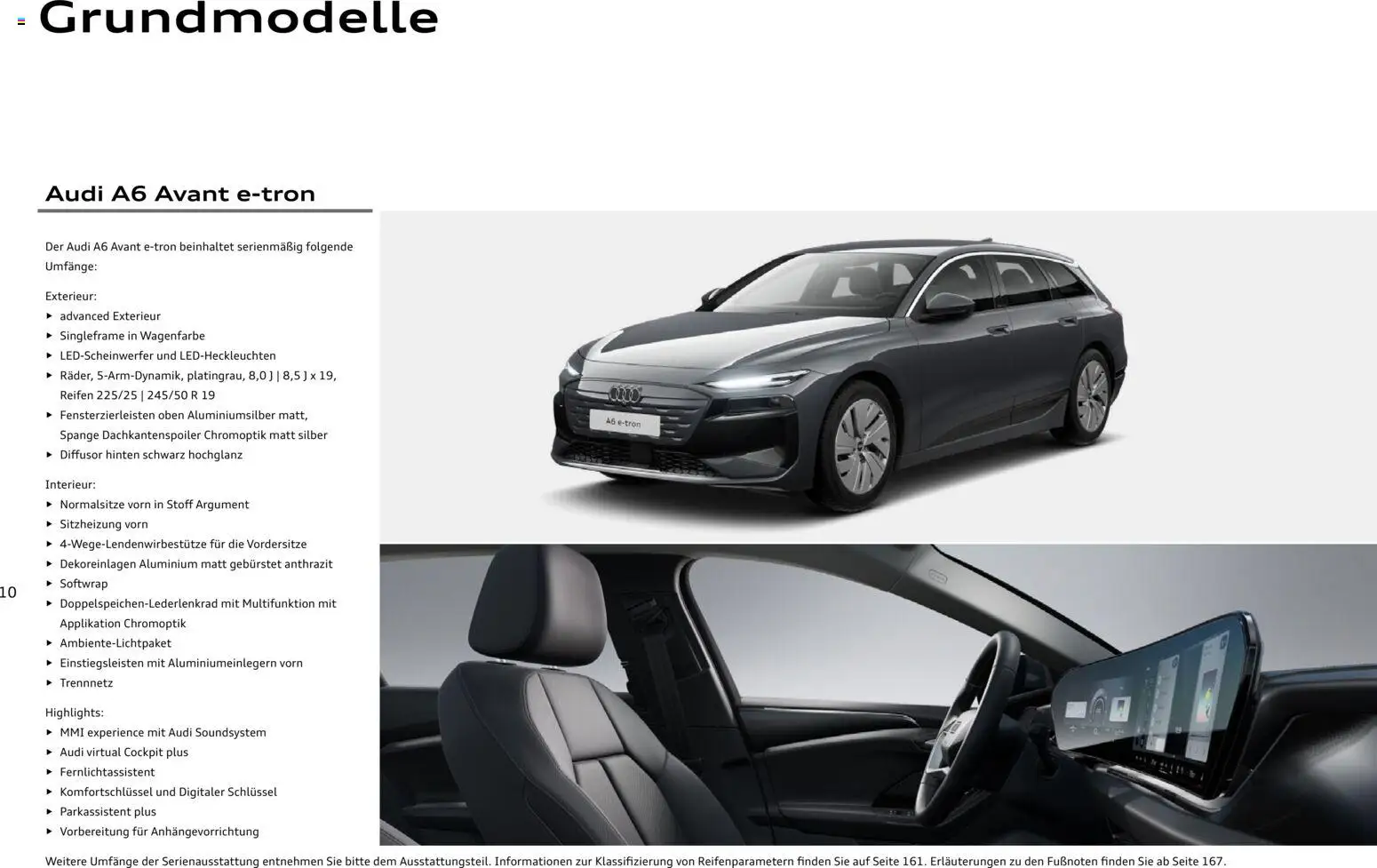 Audi  A6 e-tron – gültig ab 01.10.2025 | Seite: 10