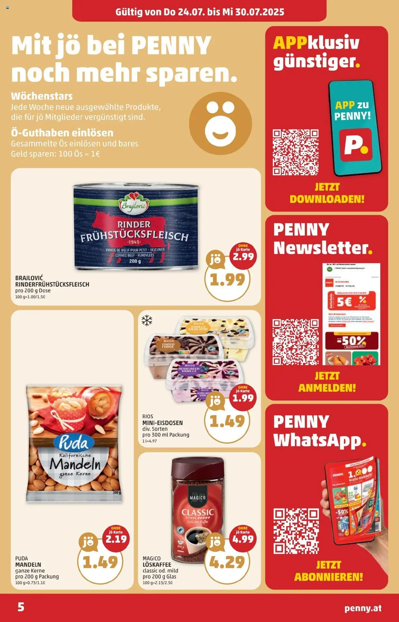 Penny Markt - Eröffnung in 1140 Wien gültig ab 24.07.2025 | Seite: 5 | Produkte: Kaffee