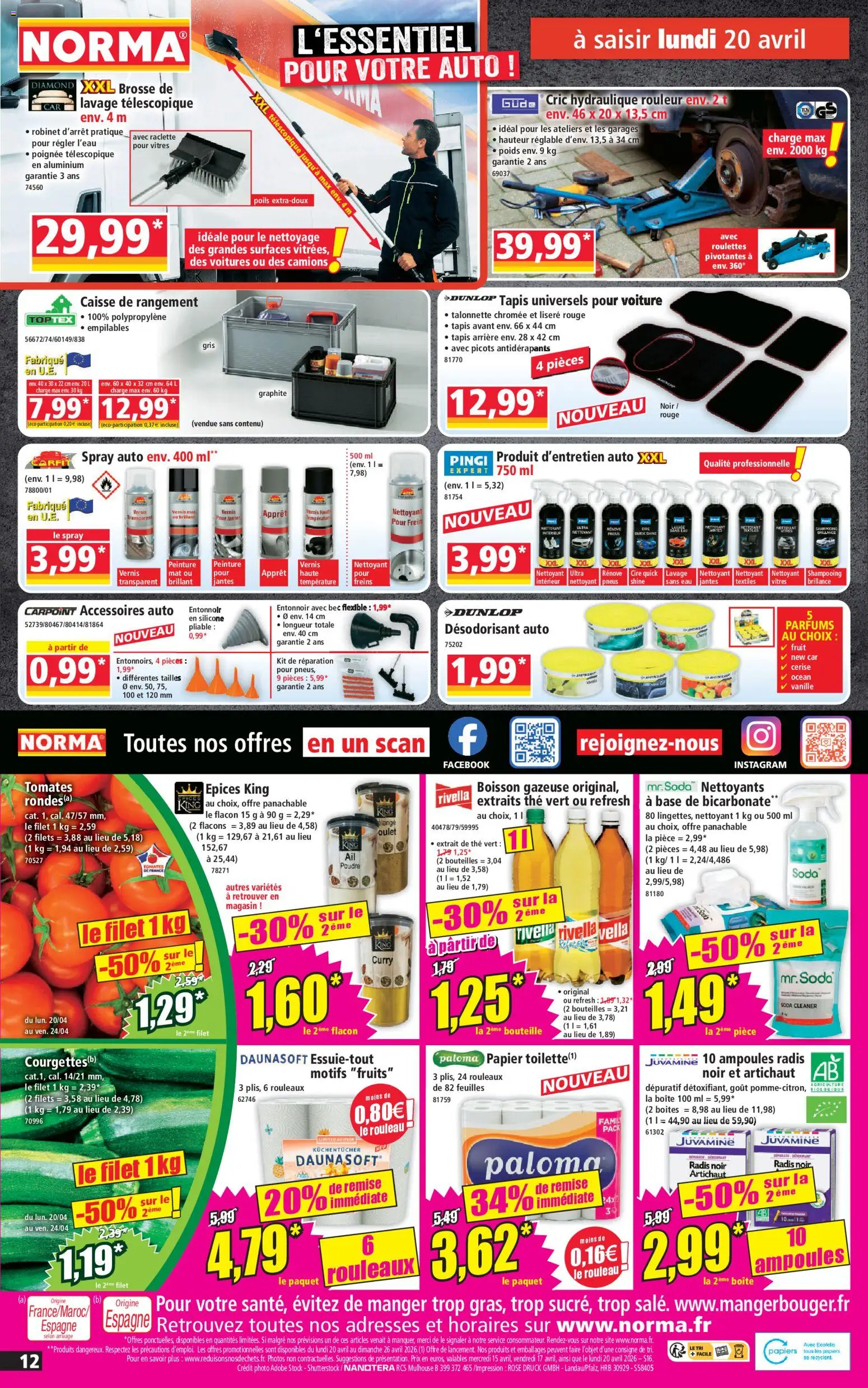 {H1} | Page: 12 | Produits: Cire, Base, Radis, Désodorisant