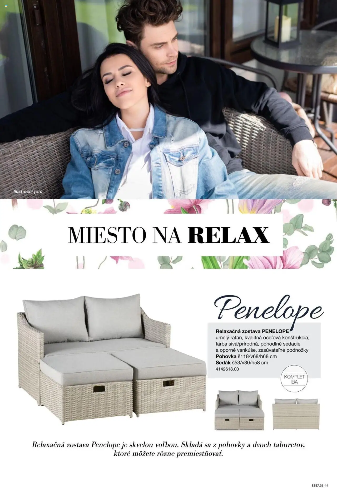 Nové Sconto nábytok akcie – leták je platný od 21.02.2025 | Strana: 44 | Produkty: Nábytok, Pohovka, Ratanový nábytok