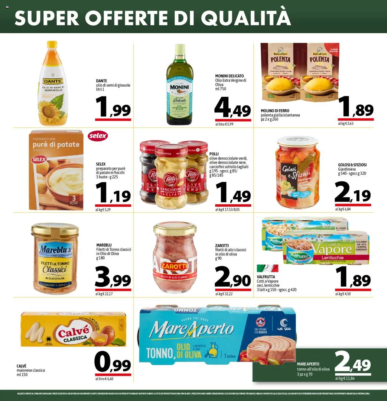 Volantino A&O del 16.10.2025 | Pagina: 8 | Prodotti: Fiocchi, Maionese, Olive, Olio di Oliva