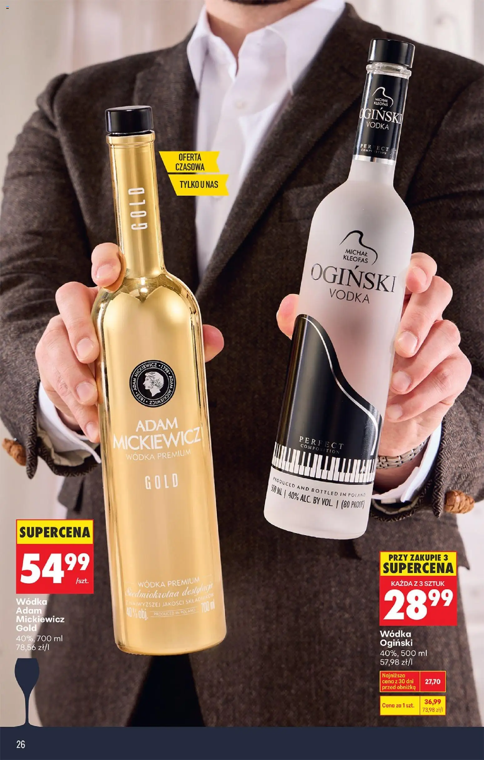 Biedronka Polsko leták - Czas na toast od 23.03.2026 | Strana: 28 | Produkty: Vodka